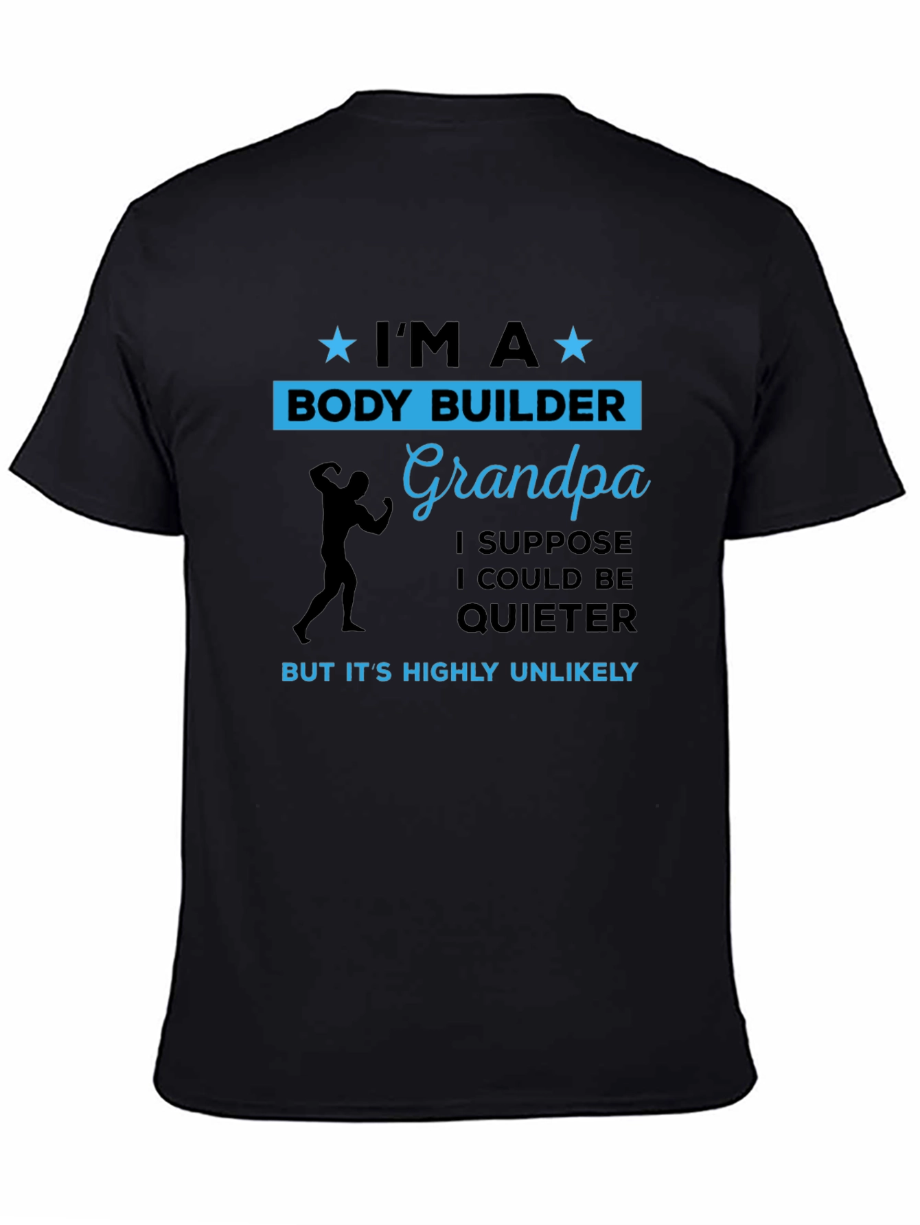Bodybuilder Grandpa T-Shirt - Funny Gift for Weightlifters