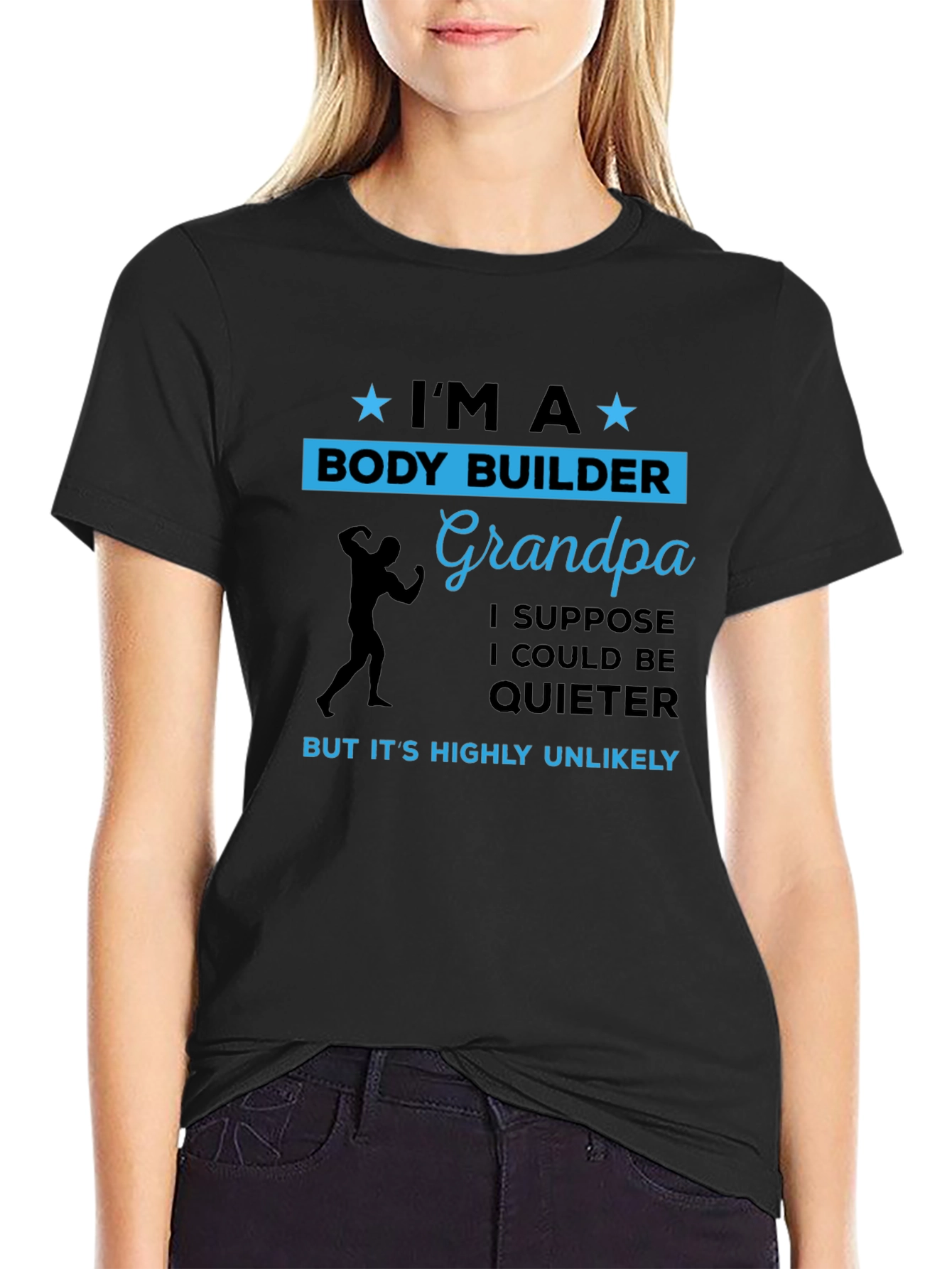 Bodybuilder Grandpa T-Shirt - Funny Gift for Weightlifters