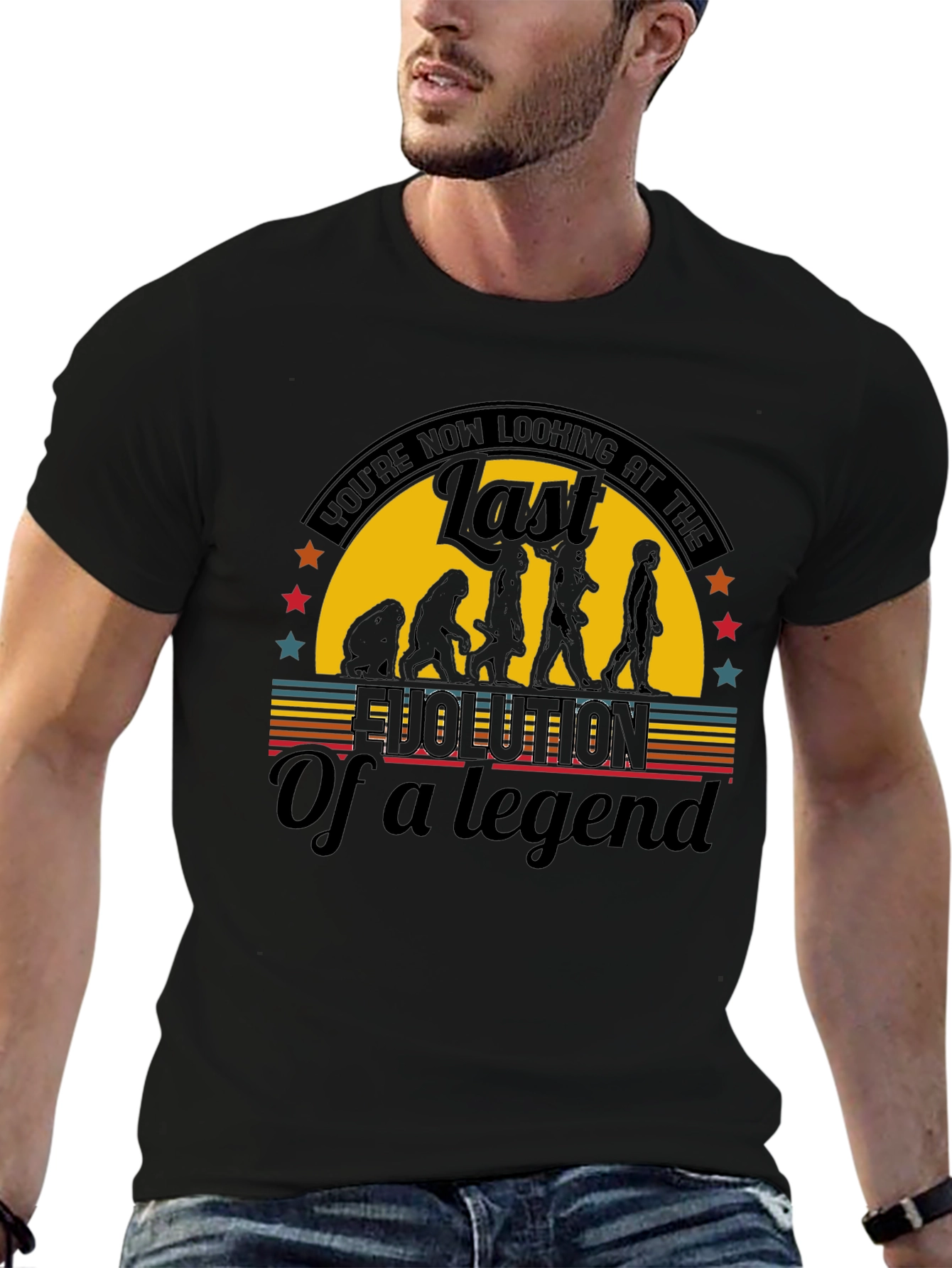 Evolution of a Legend Black T-Shirt