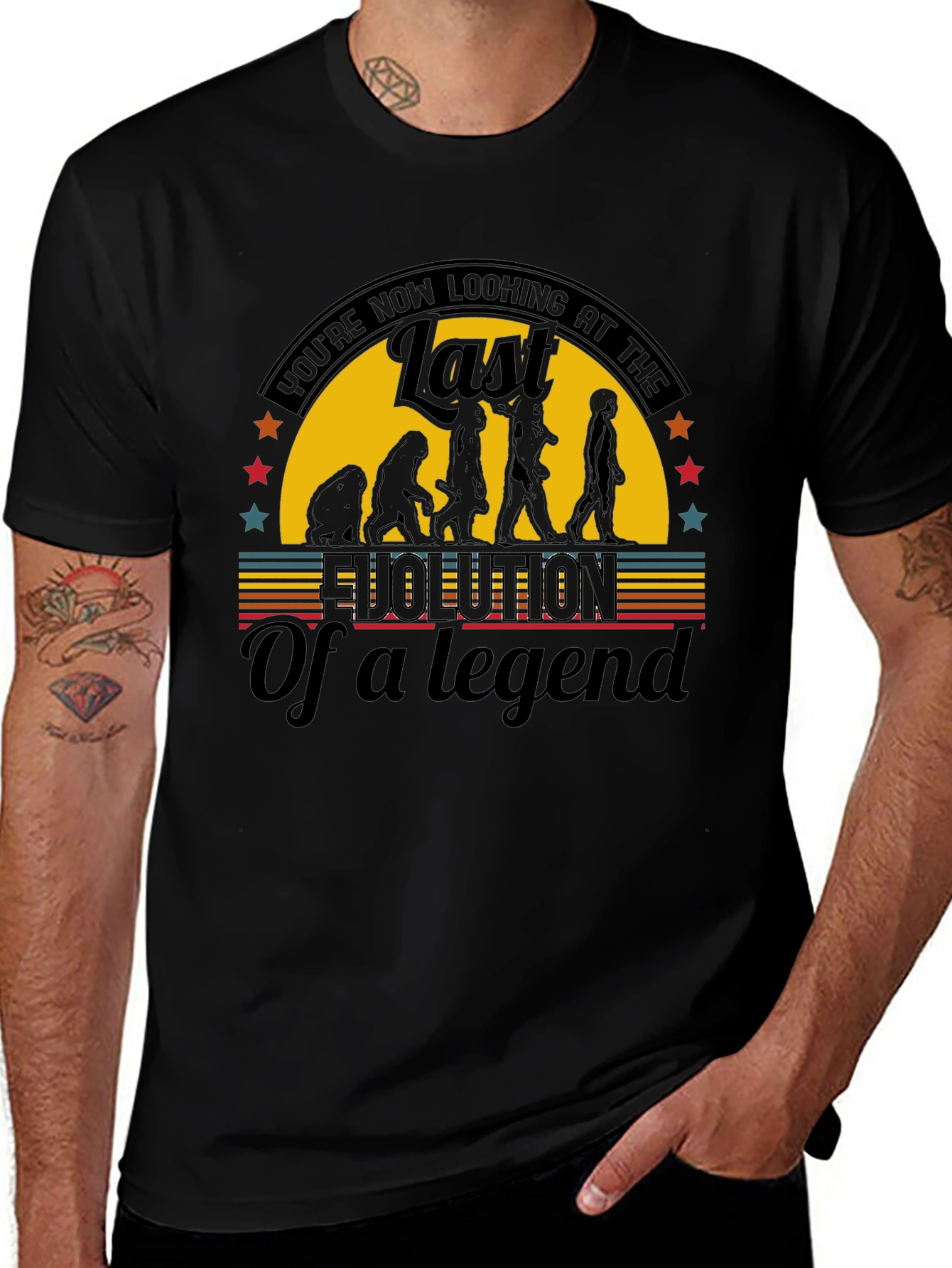 Evolution of a Legend Black T-Shirt