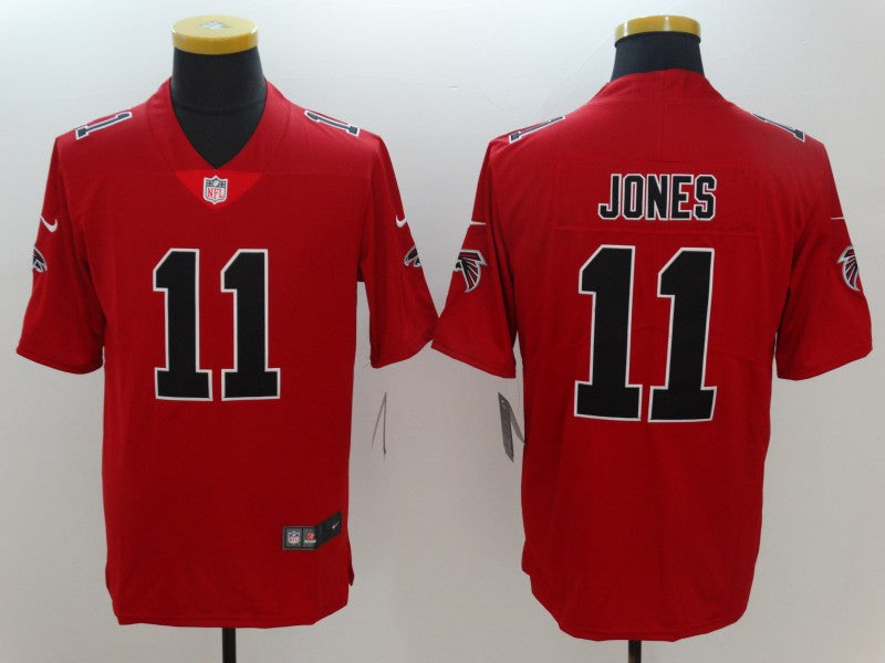 Men's Atlanta Falcons Julio Jones #11 Red Alternate Game Jerseys