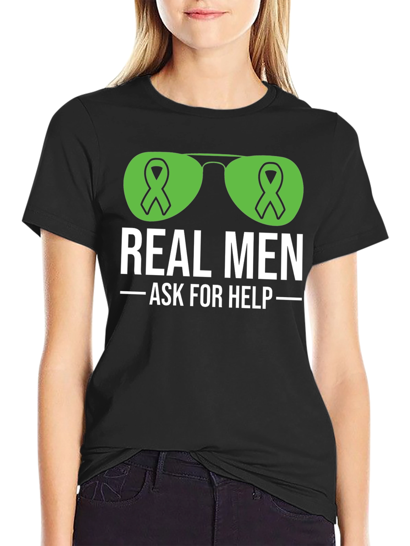 Real Men Ask for Help Graphic Tee
