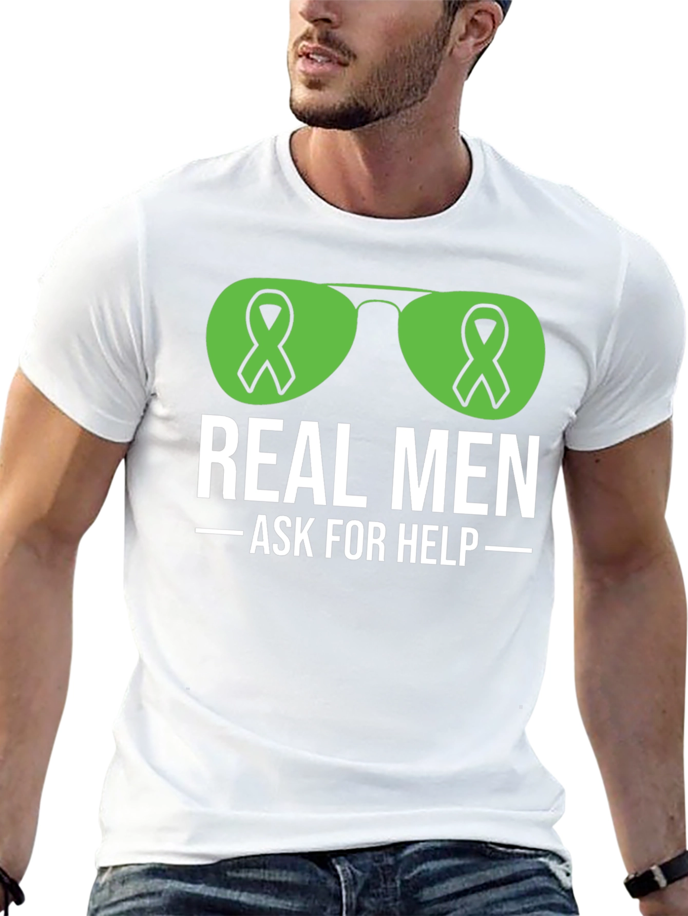 Real Men Ask for Help Graphic Tee