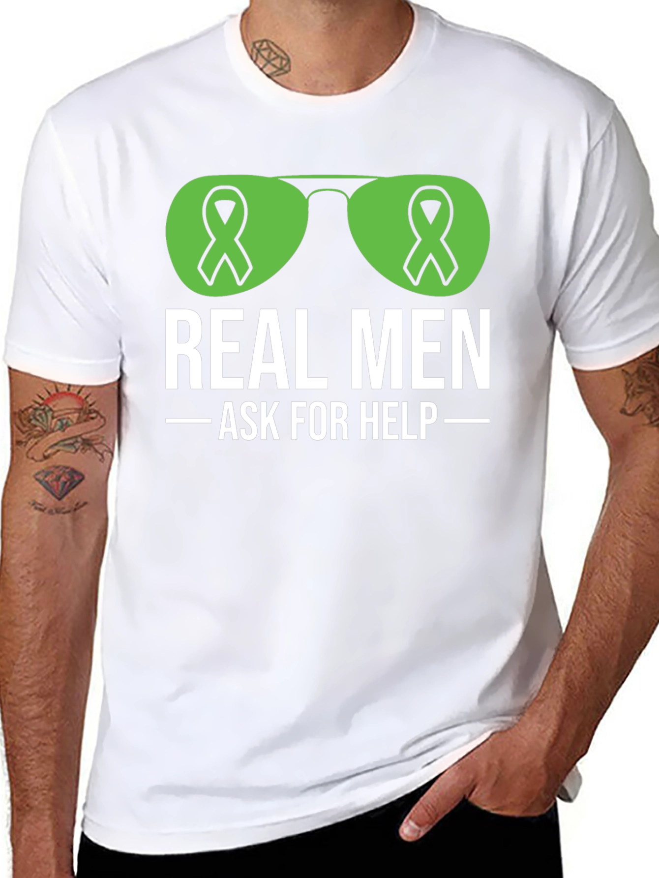 Real Men Ask for Help Graphic Tee
