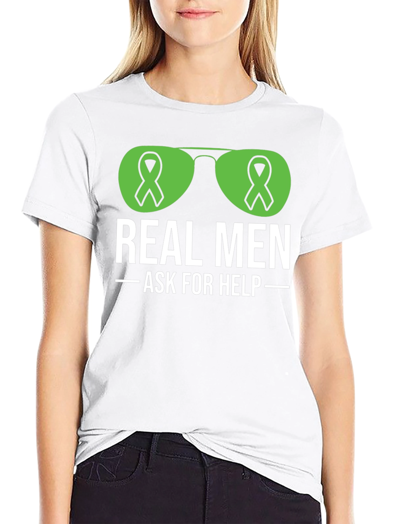 Real Men Ask for Help Graphic Tee