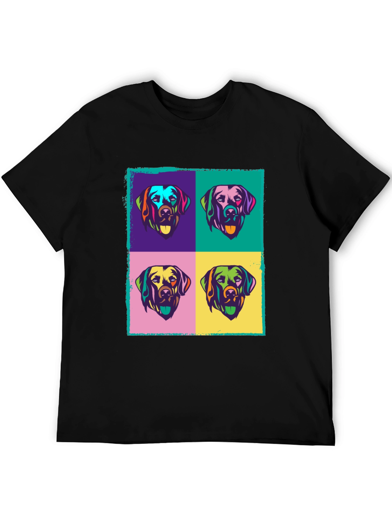 Pop Art Dog Graphic T-Shirt