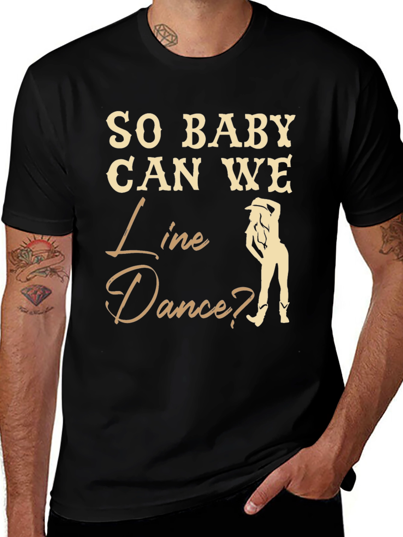 Line Dance Graphic T-Shirt