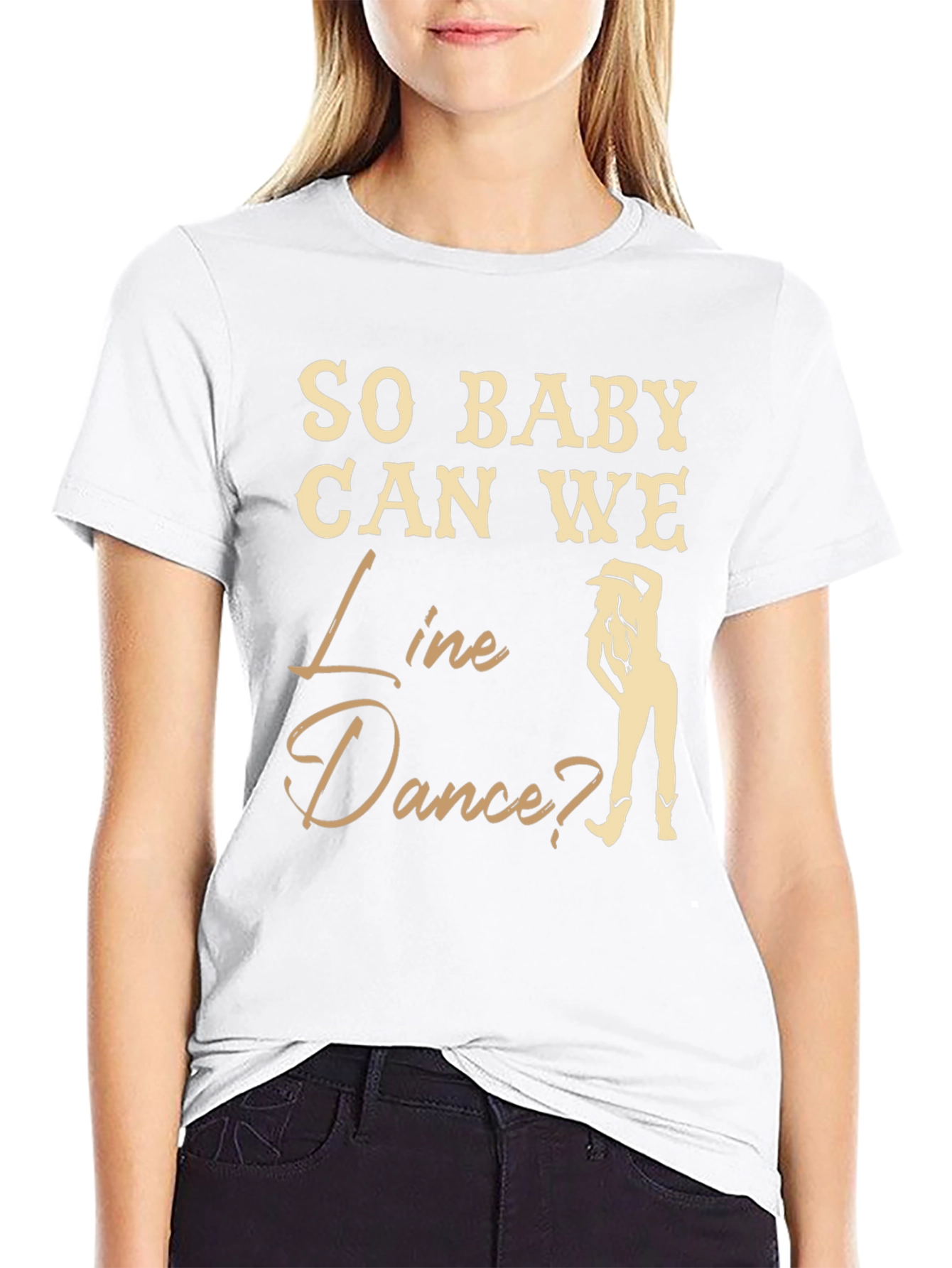 Line Dance Graphic T-Shirt