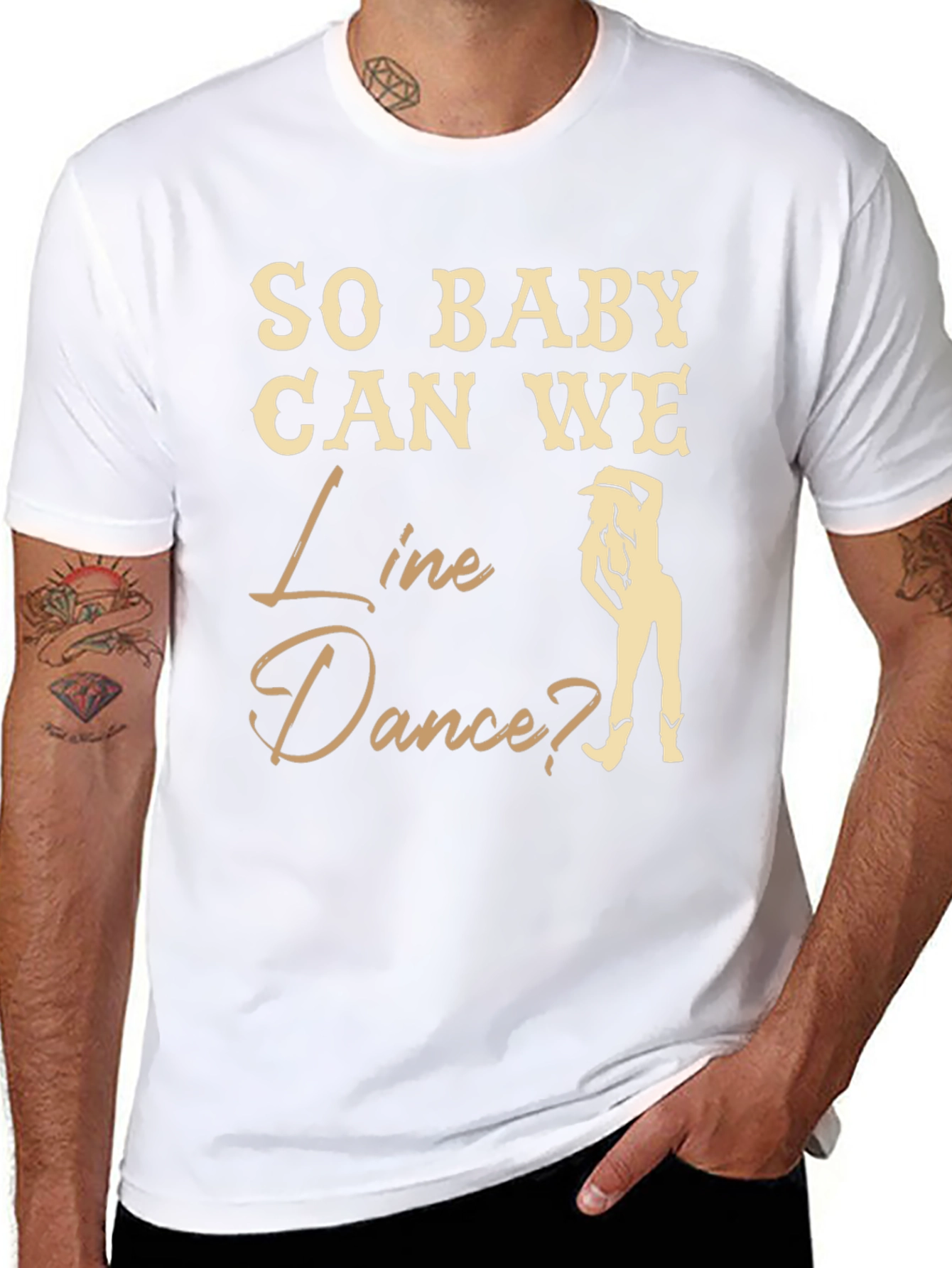 Line Dance Graphic T-Shirt