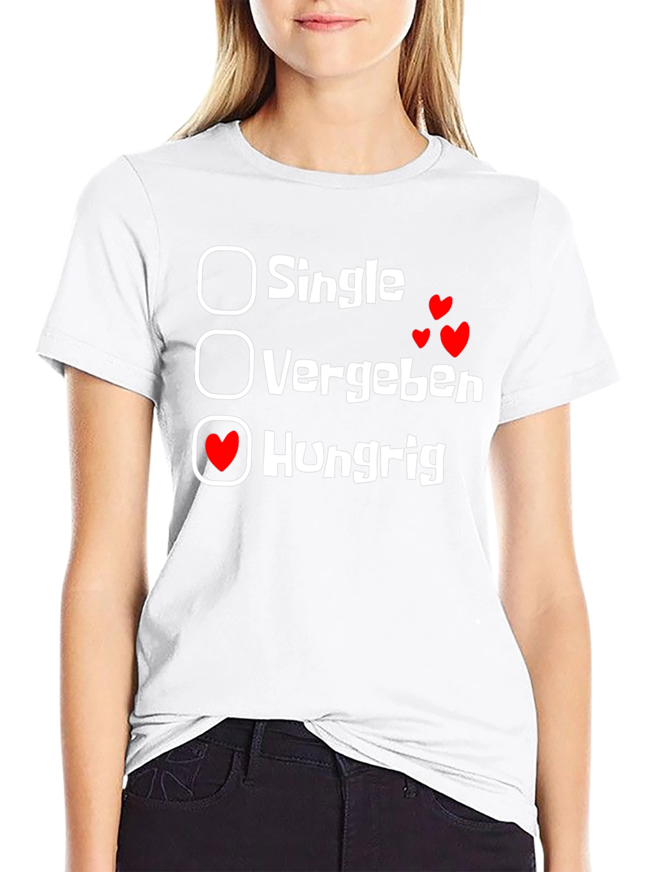 Hungrig T-Shirt - Single Vergeben Hungry
