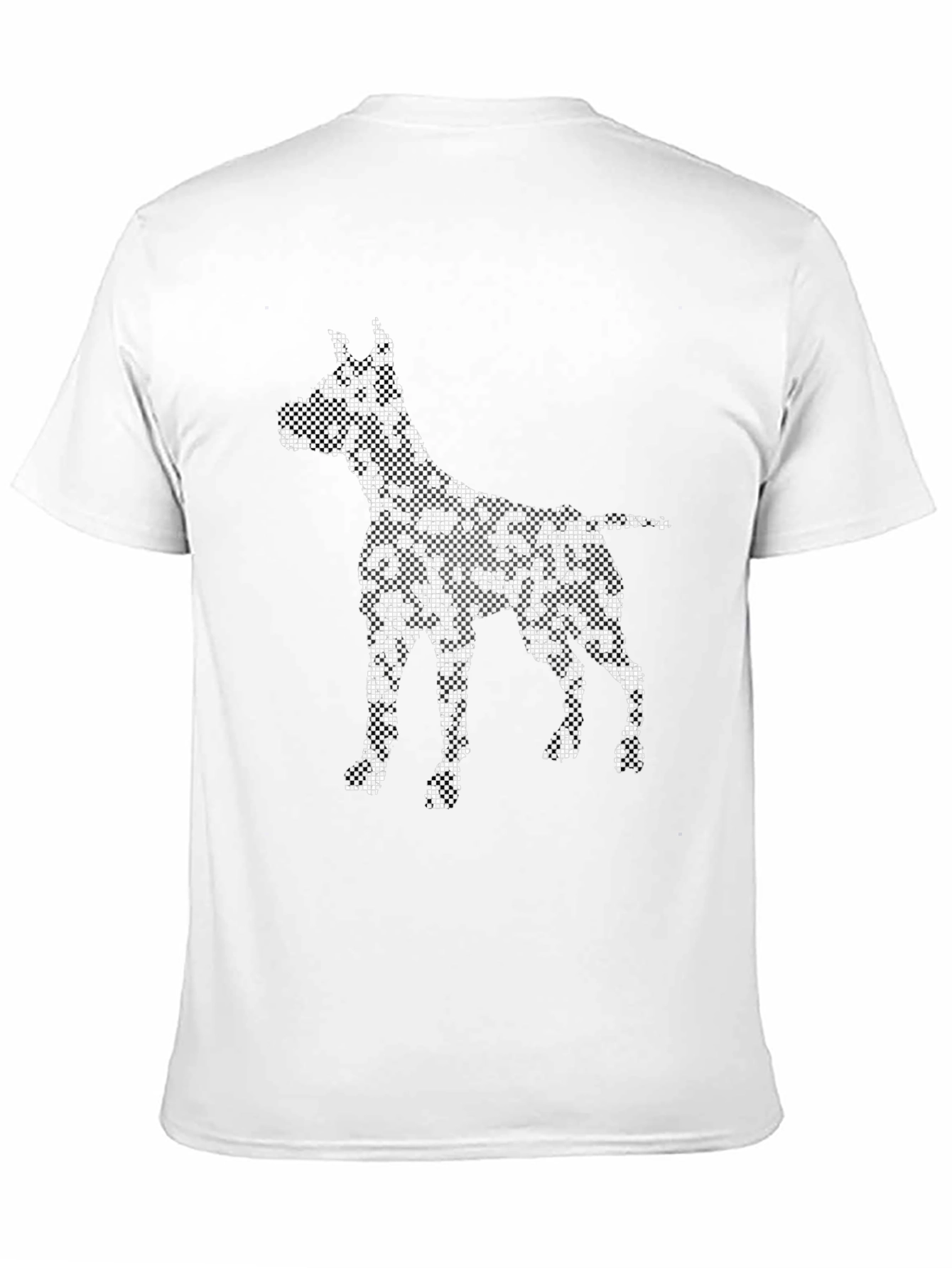 Dog Print Black T-Shirt - Unique Graphic Tee