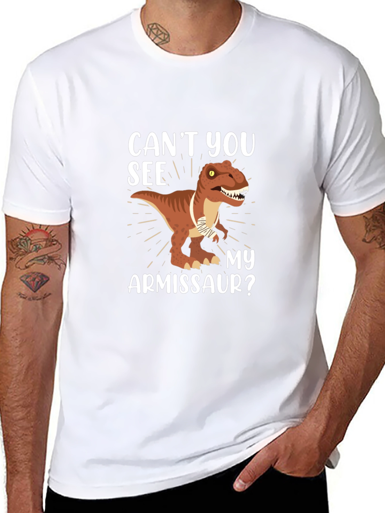 Funny Dinosaur Armissaur T-Shirt