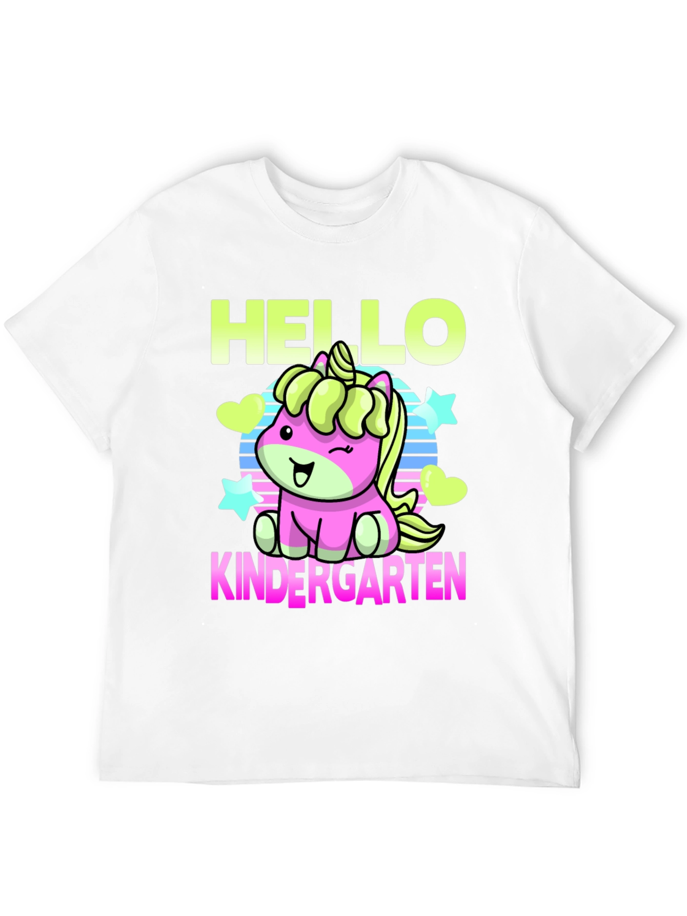 Hello Kindergarten Unicorn T-Shirt