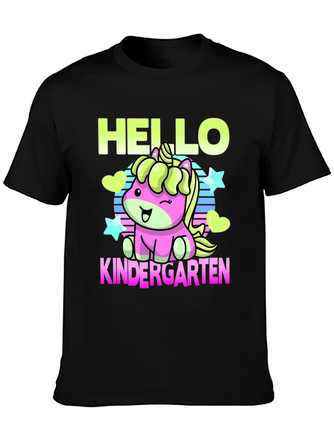 Hello Kindergarten Unicorn T-Shirt