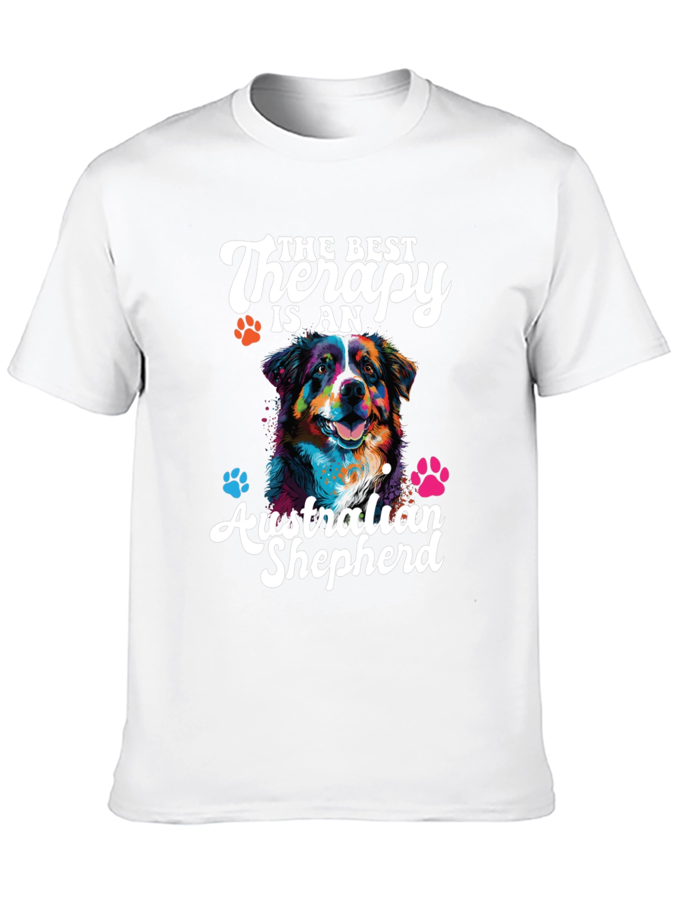Best Therapy Australian Shepherd Graphic Tee