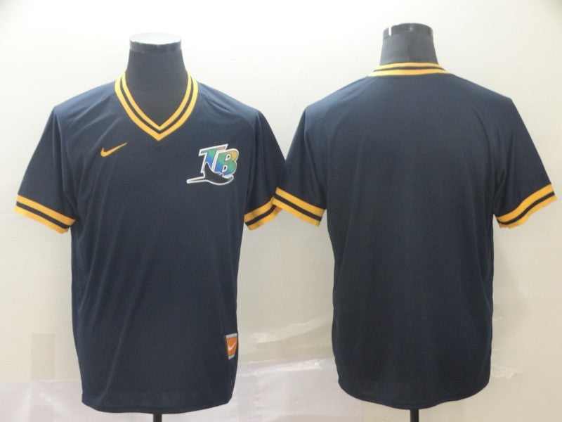 Men's Tampa Bay Rays Navy Replica Blank Jerseys