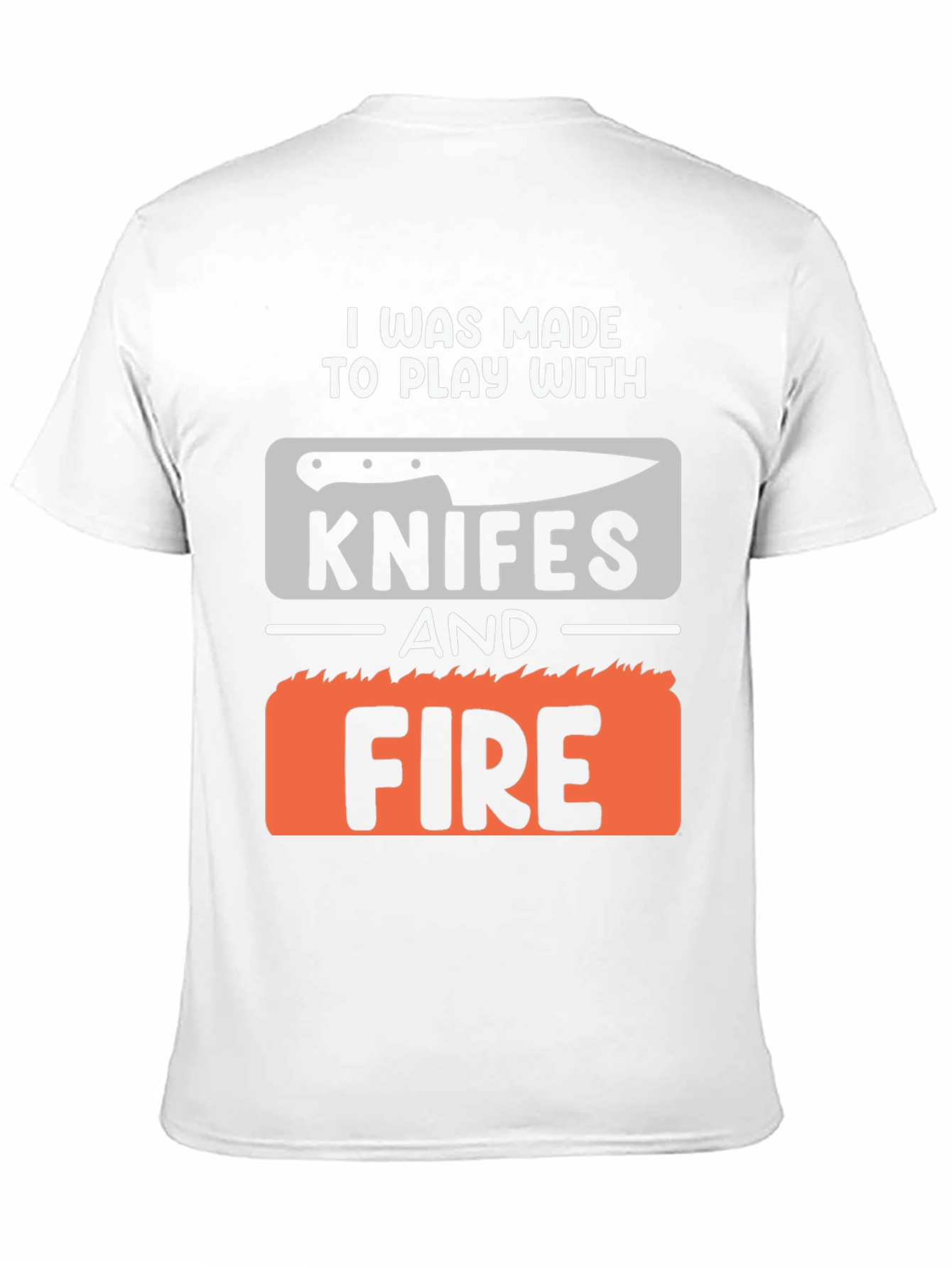 Knives and Fire Graphic T-Shirt - Black