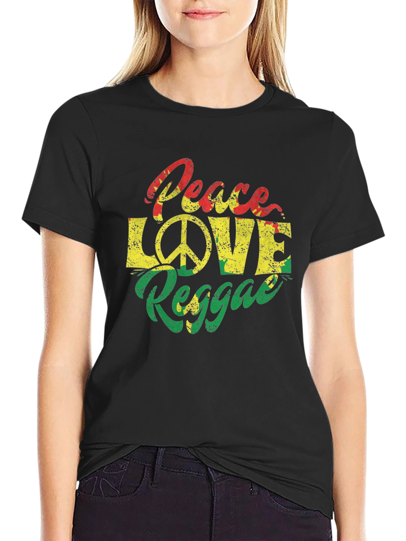 Peace Love Reggae Graphic Tee