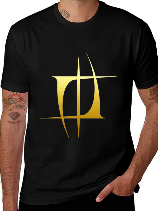 Gold Emblem Black T-Shirt