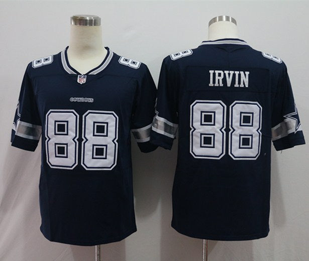 Men's Dallas Cowboys Michael Irvin #88 Navy Game Player Jerseys