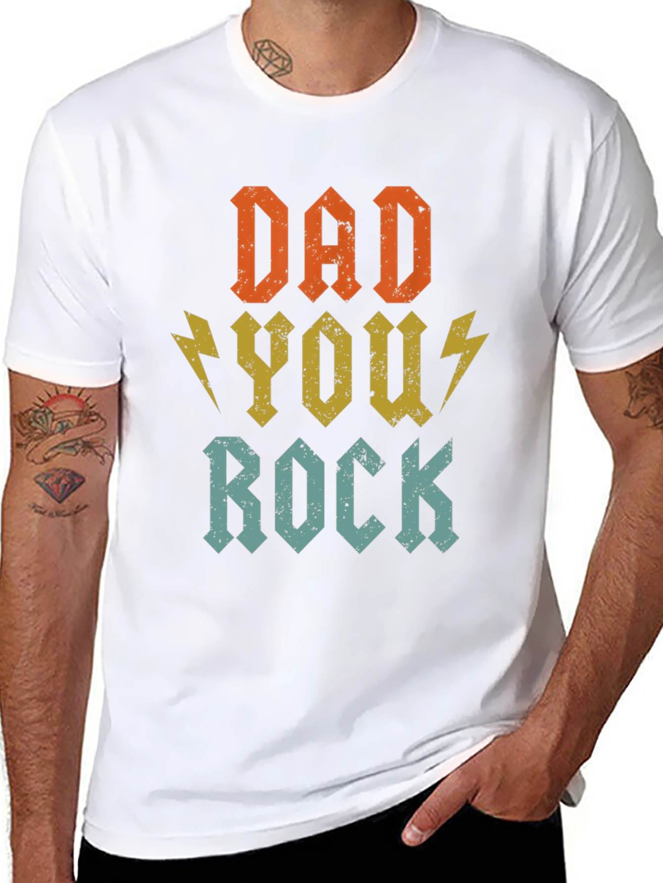 Dad You Rock Graphic Tee