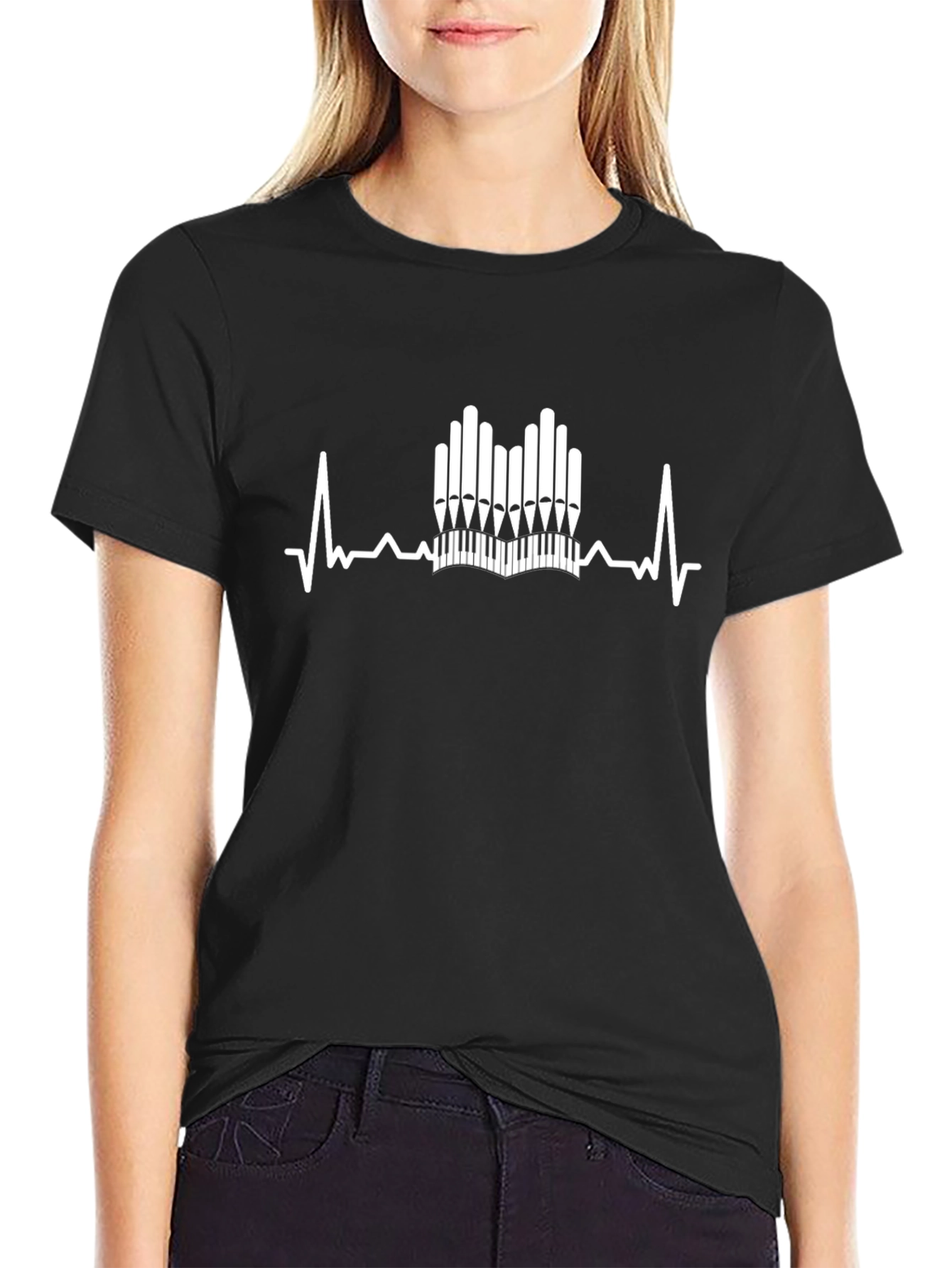 Organ Heartbeat T-Shirt - Musician Tee