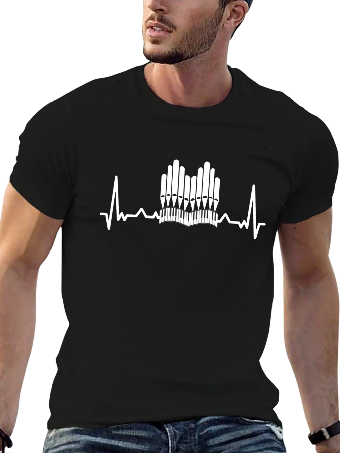 Organ Heartbeat T-Shirt - Musician Tee