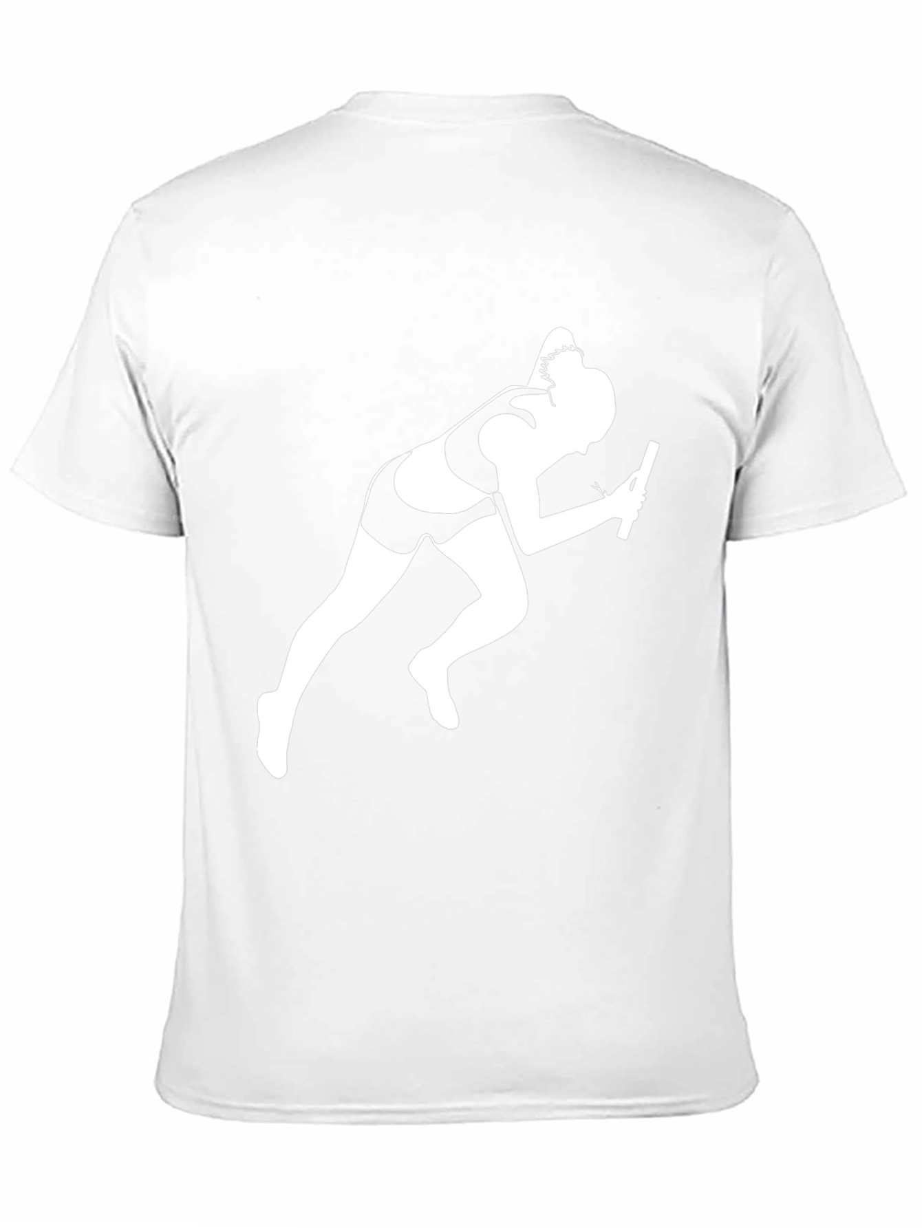 Relay Race Runner Graphic Tee - Black