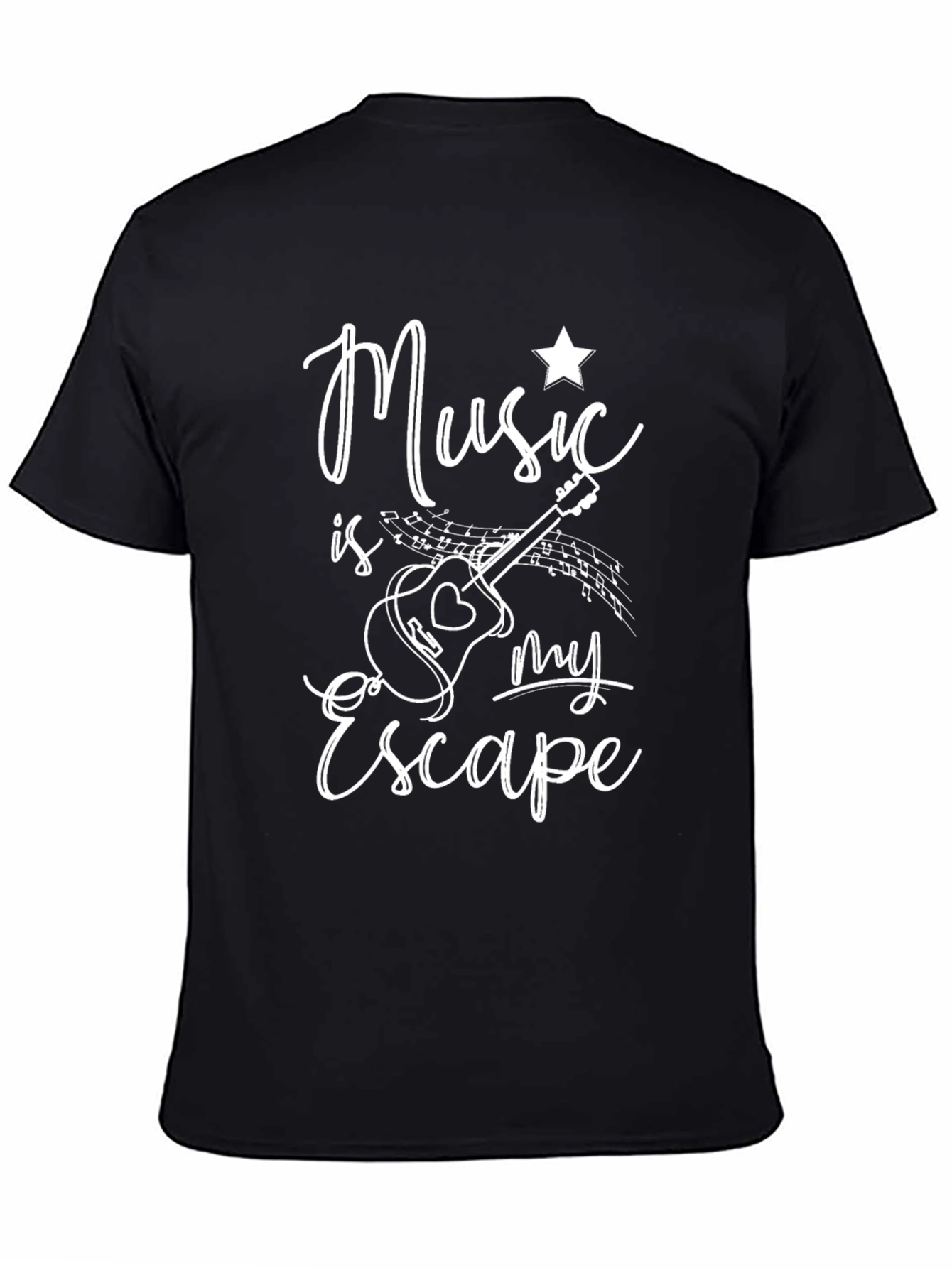 Music is My Escape Graphic T-Shirt