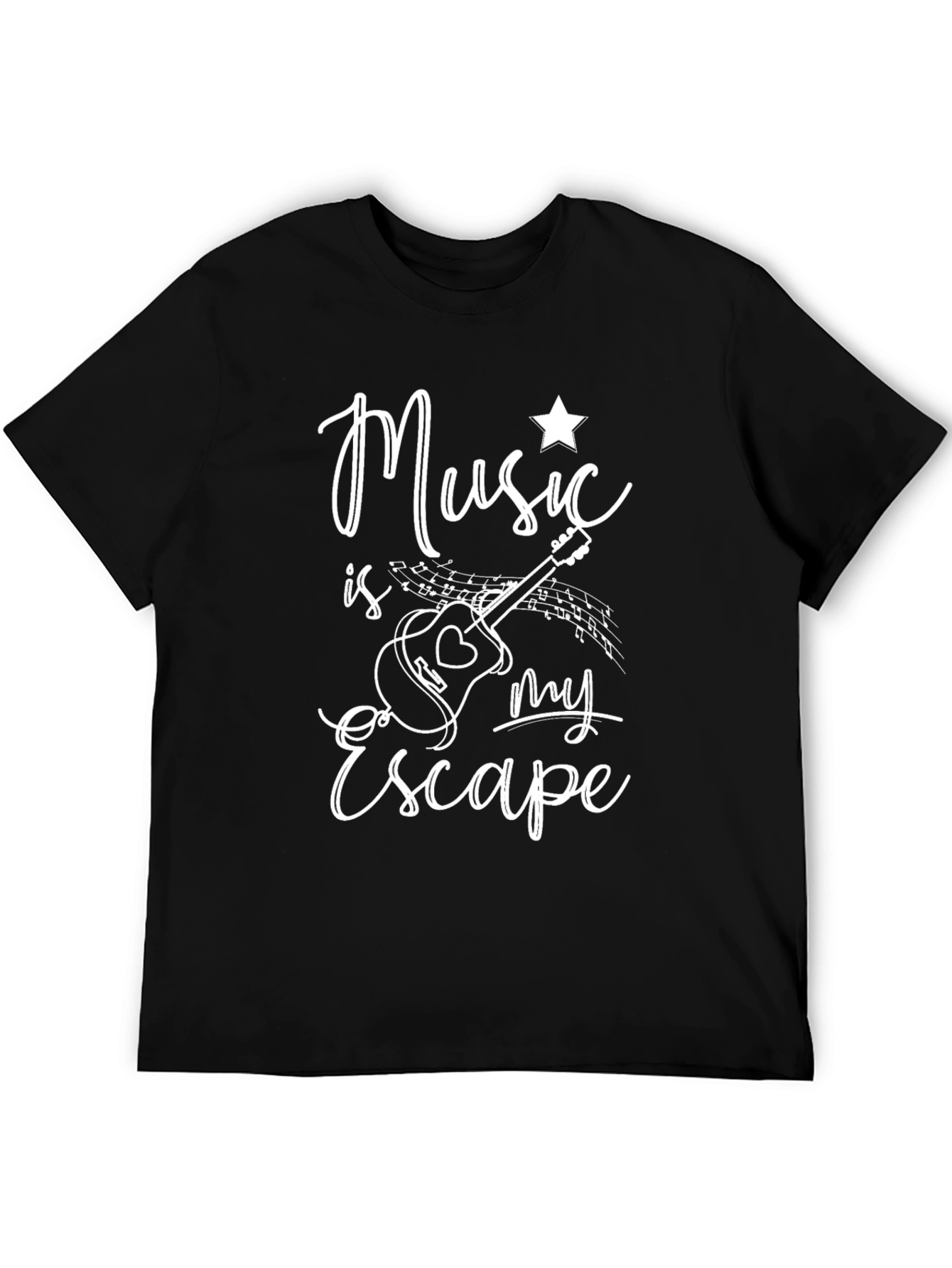 Music is My Escape Graphic T-Shirt