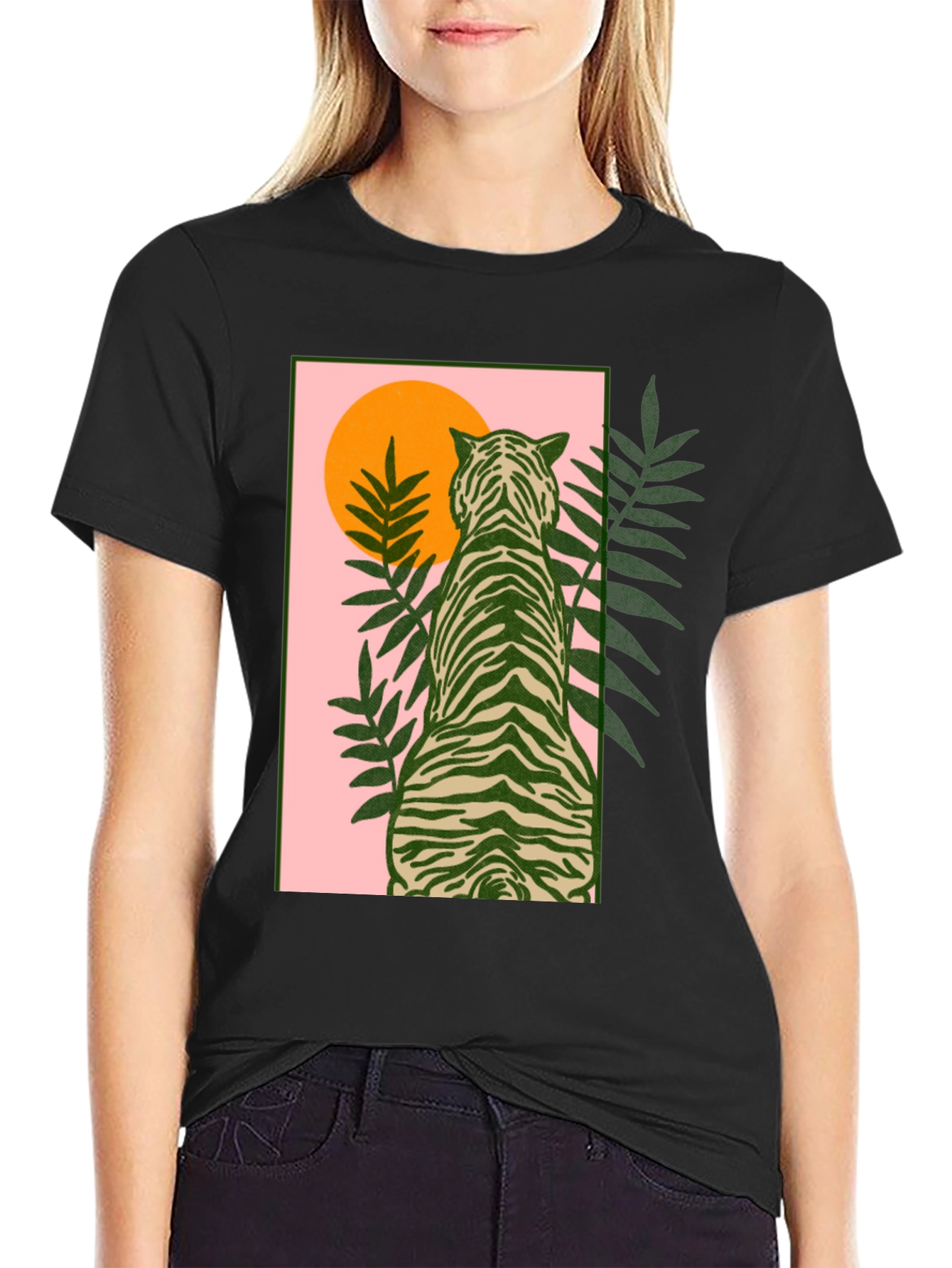 Tiger Graphic T-Shirt - Stylish Print Tee
