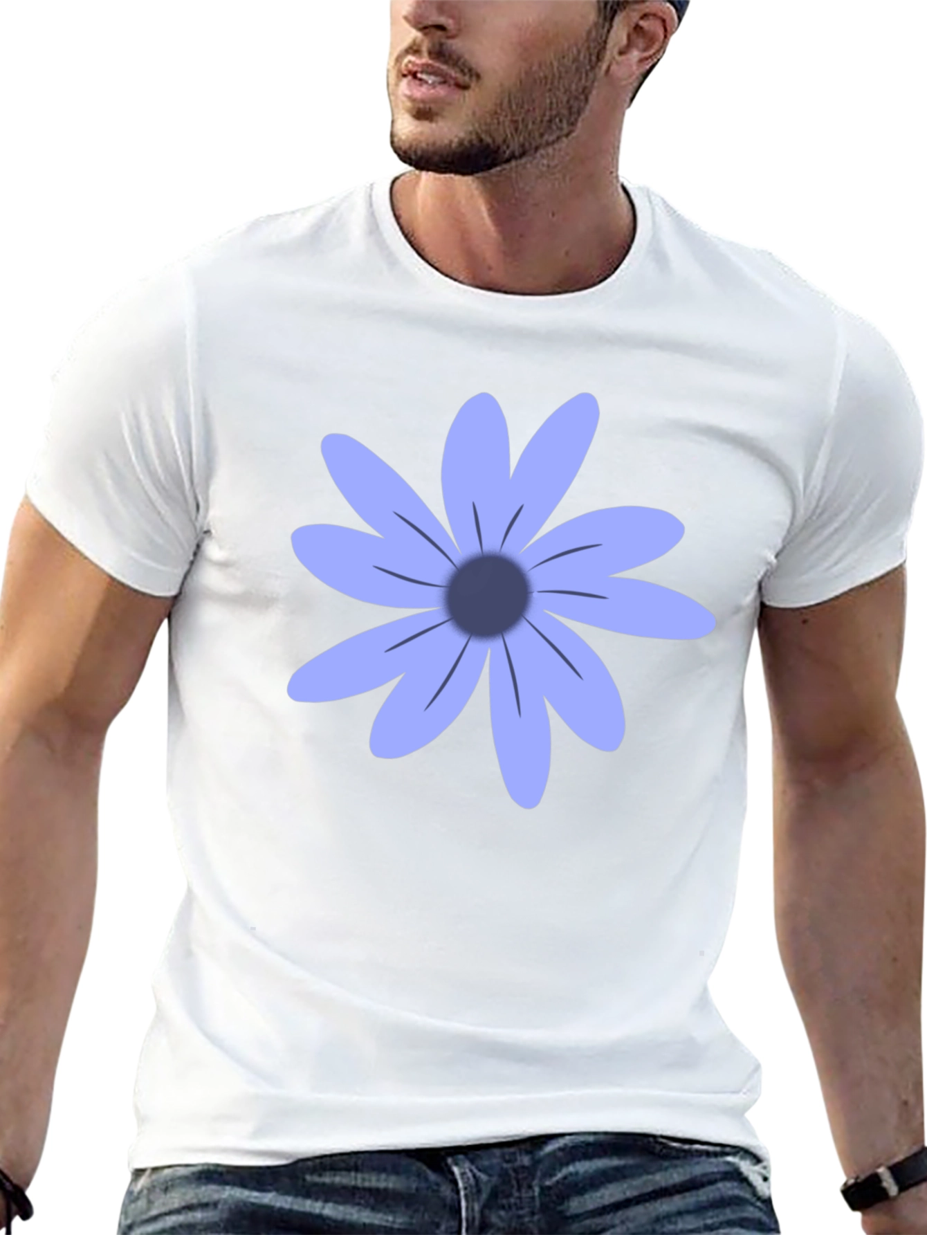 Floral Print Tee - Modern Style