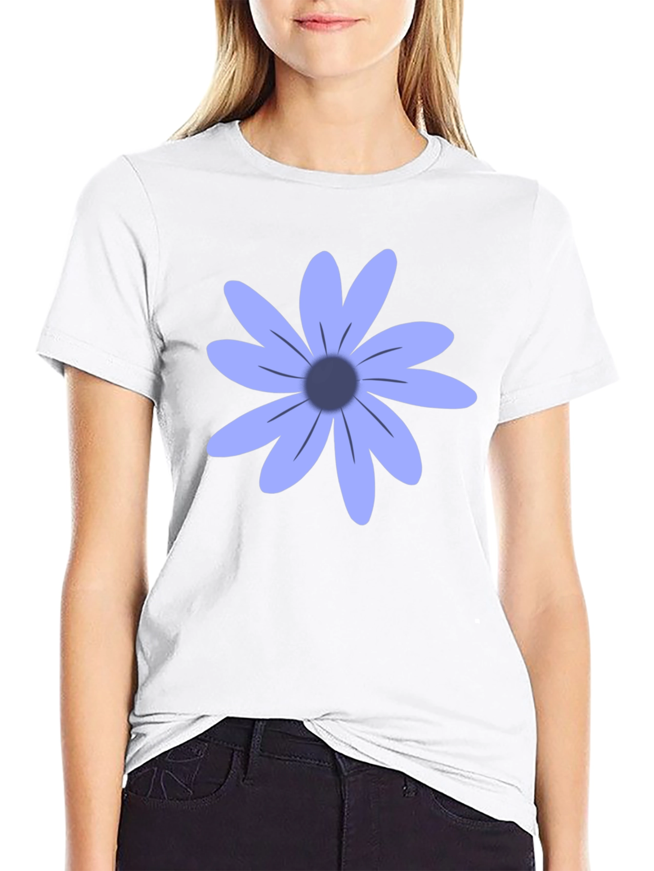 Floral Print Tee - Modern Style