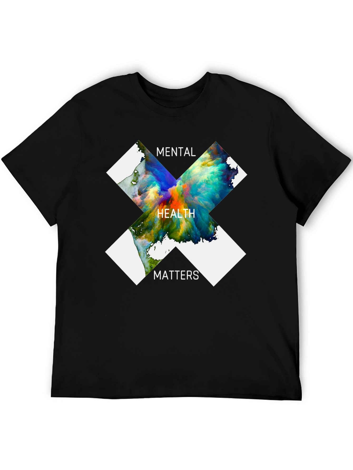 Mental Health Matters Graphic T-Shirt - Black