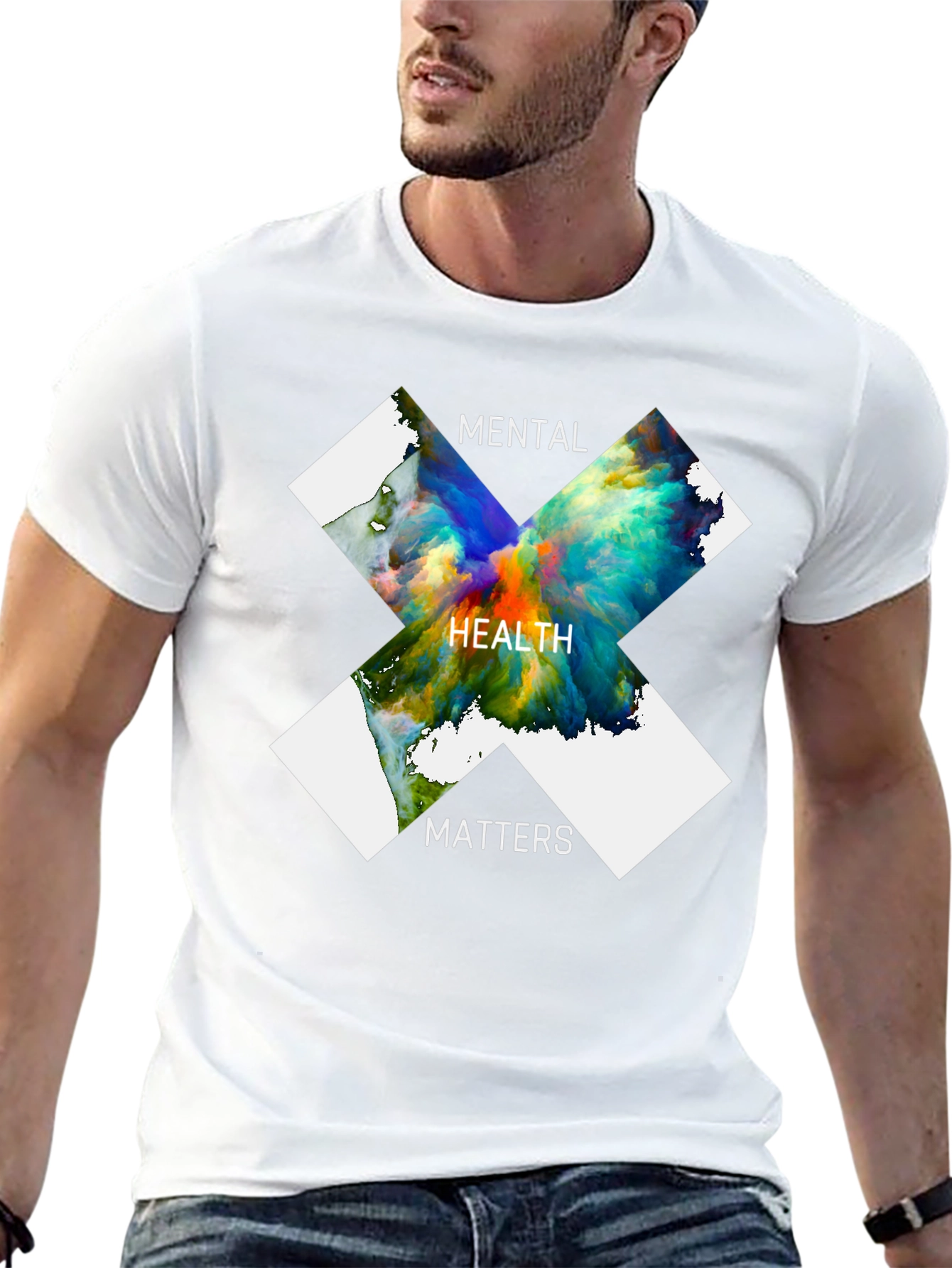 Mental Health Matters Graphic T-Shirt - Black