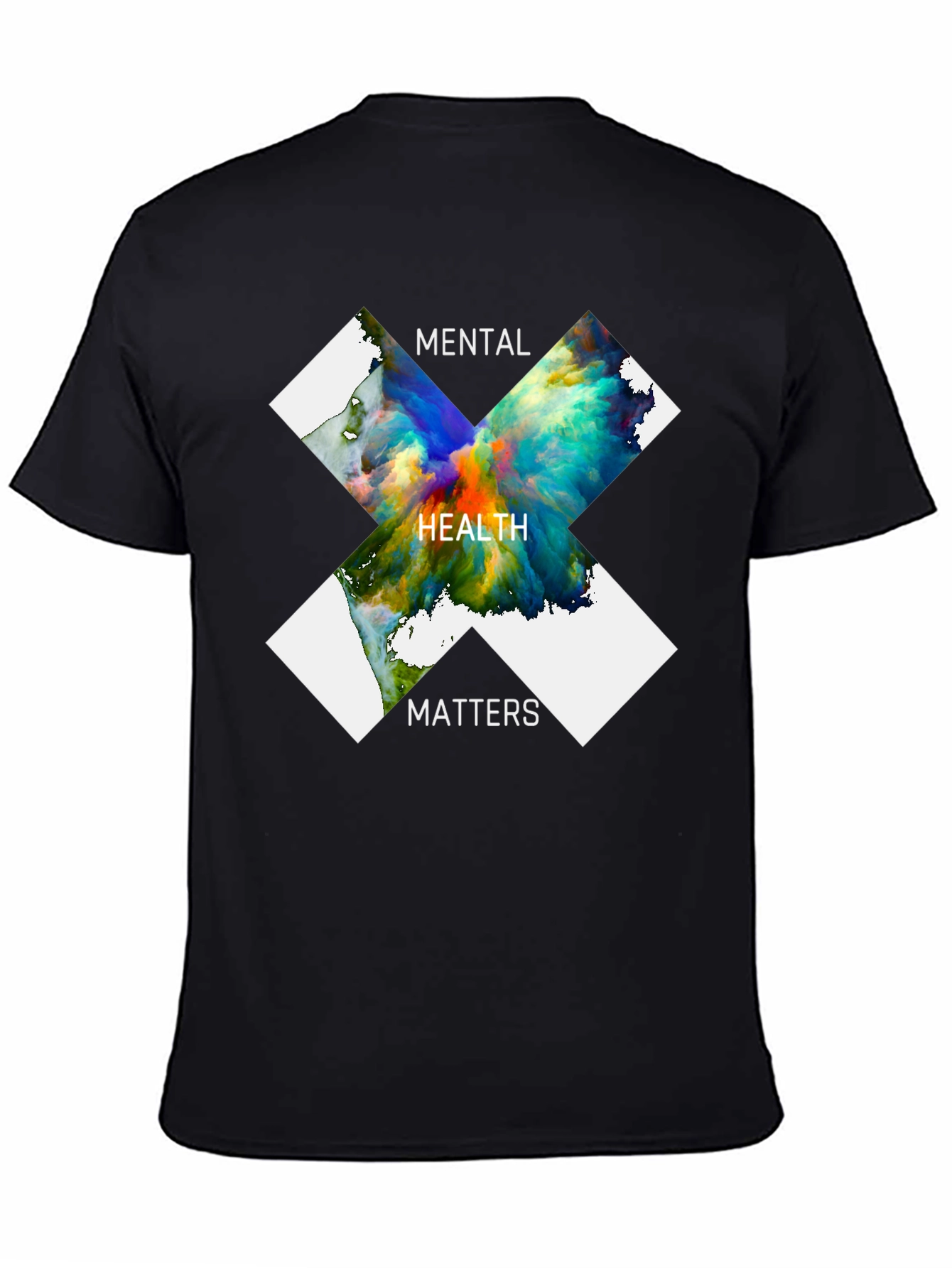 Mental Health Matters Graphic T-Shirt - Black