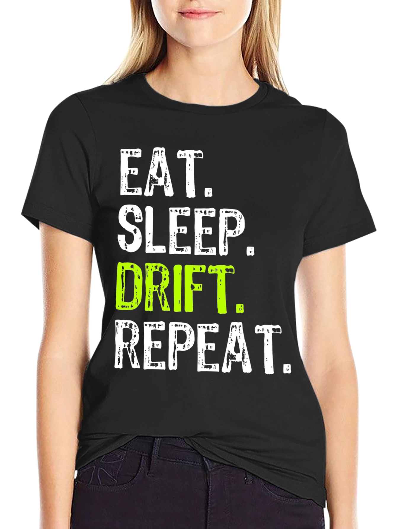 Eat Sleep Drift Repeat Graphic Tee