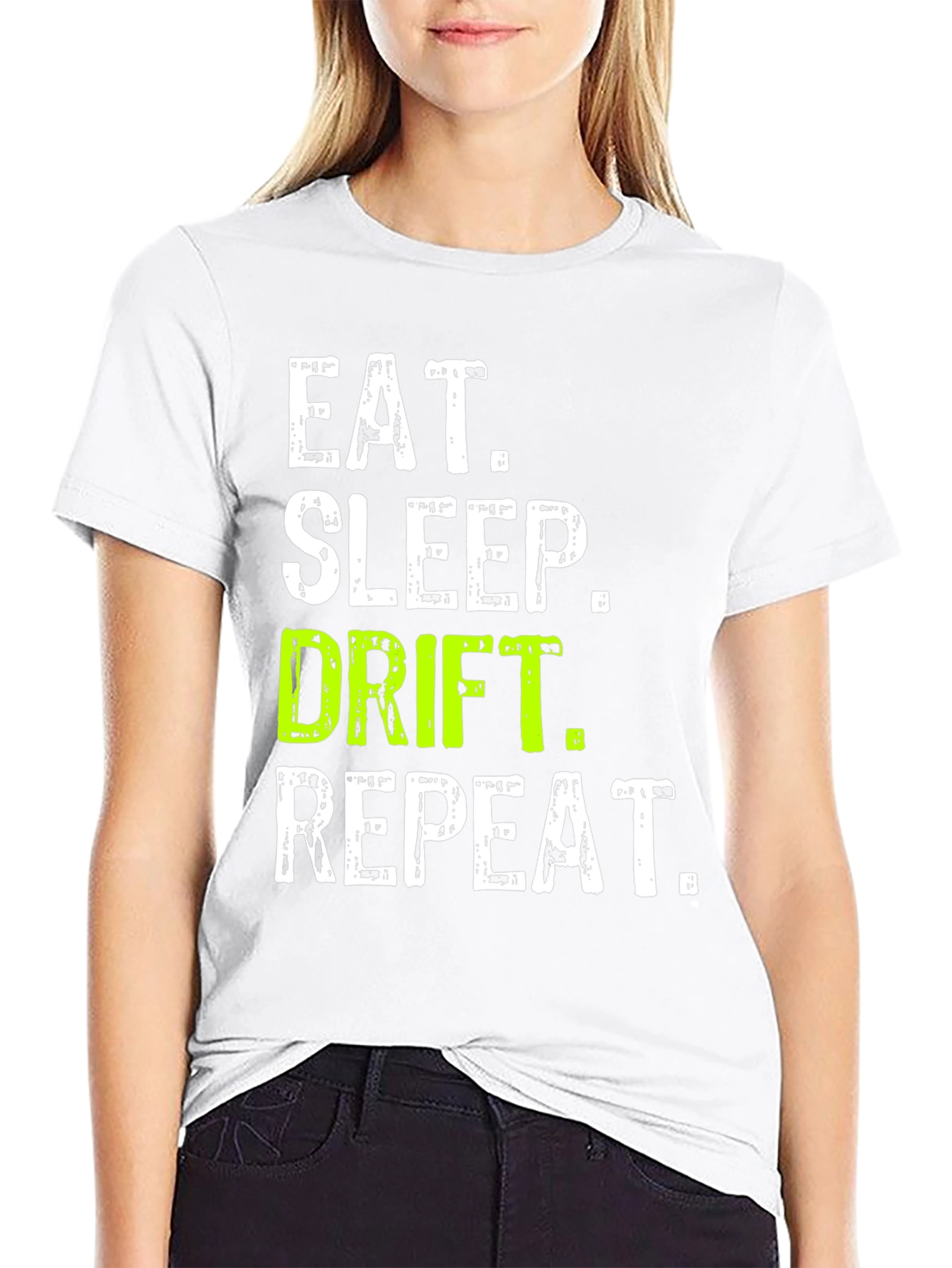 Eat Sleep Drift Repeat Graphic Tee
