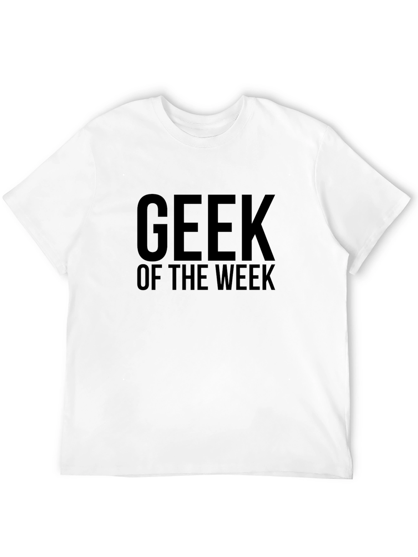 Geek of the Week Black Graphic T-Shirt