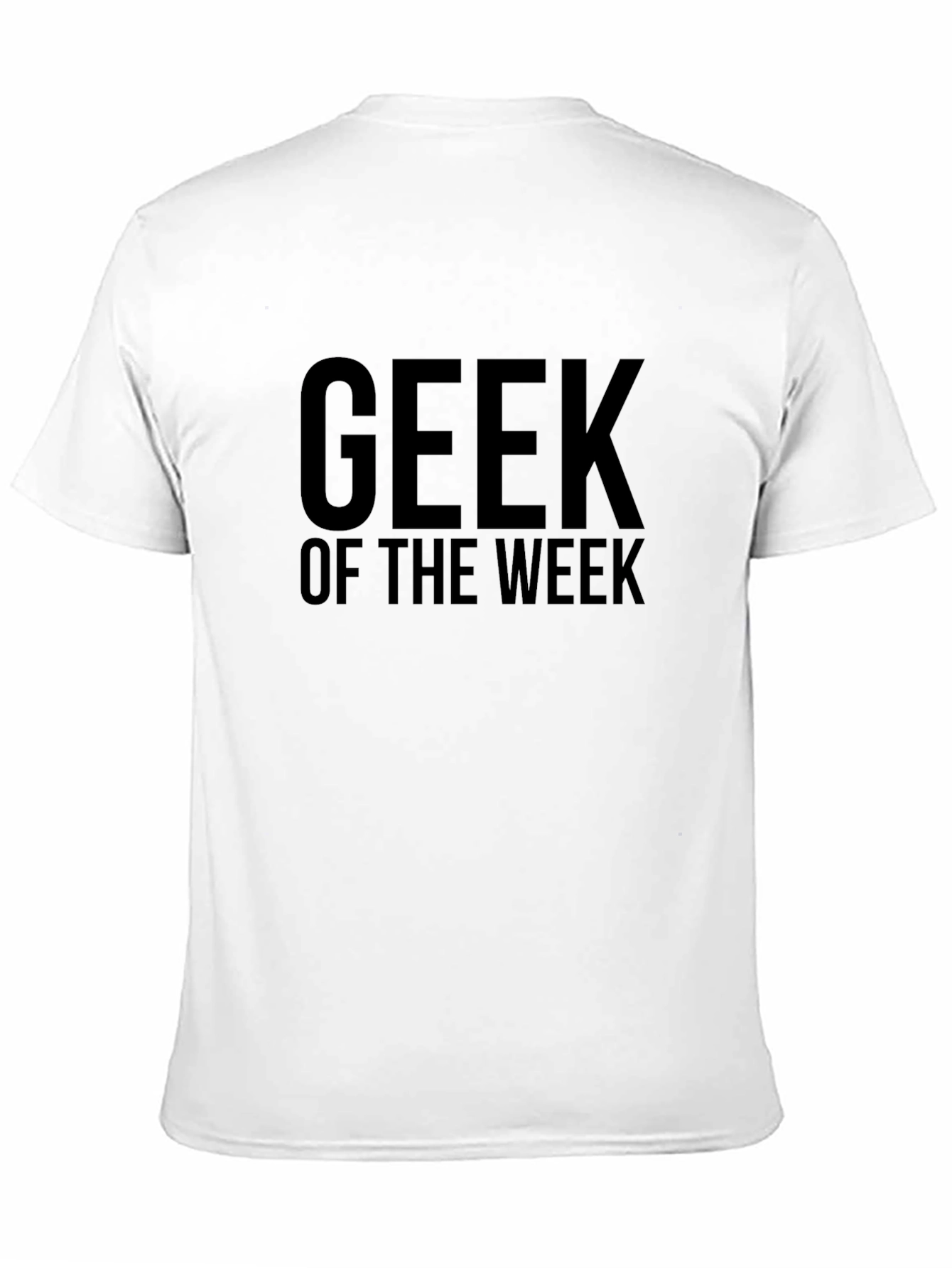 Geek of the Week Black Graphic T-Shirt
