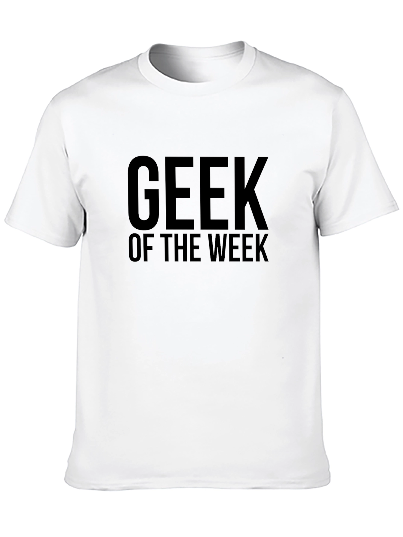 Geek of the Week Black Graphic T-Shirt