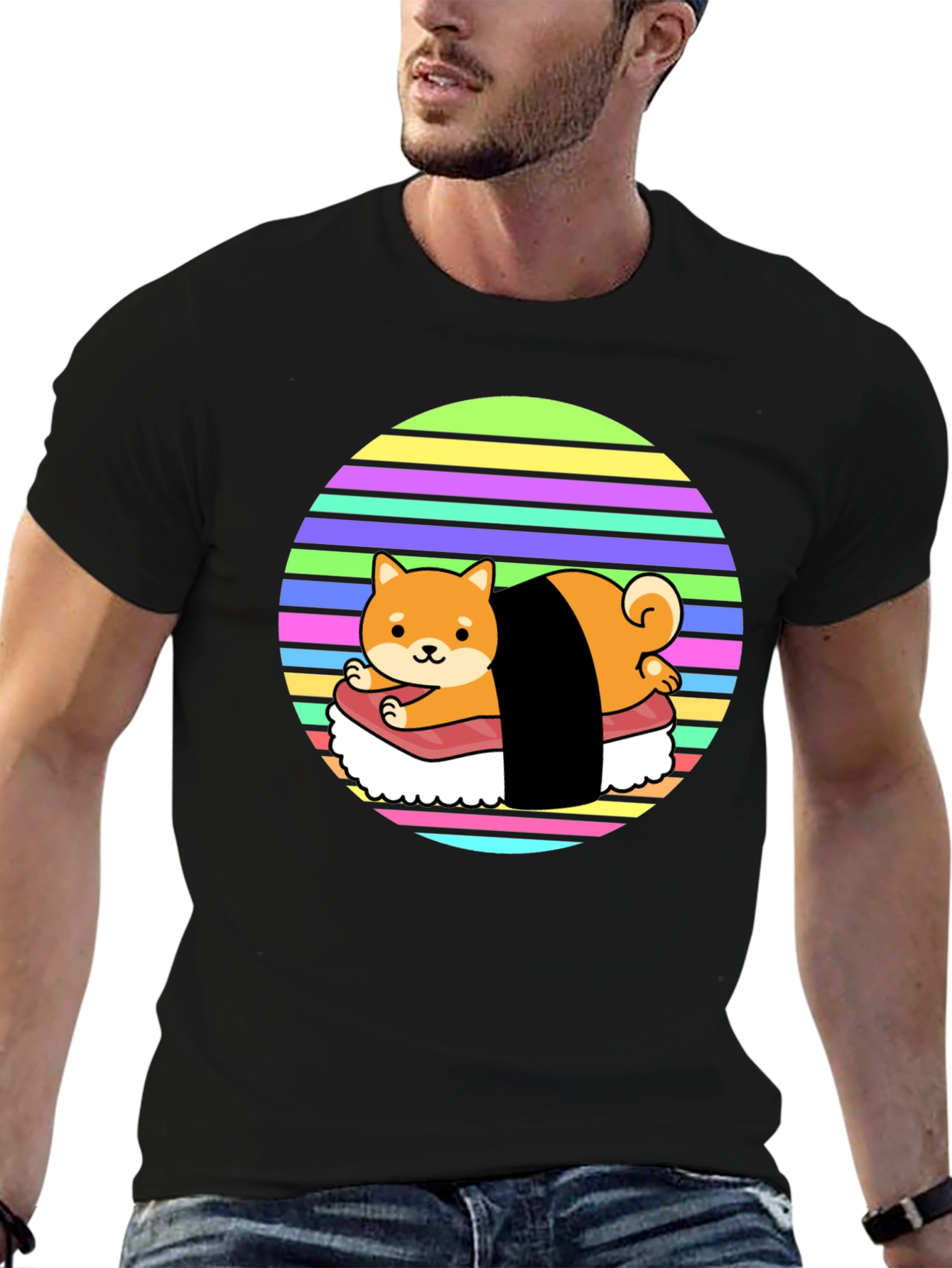 Sushi Dog T-Shirt - Cute Shiba Inu Design