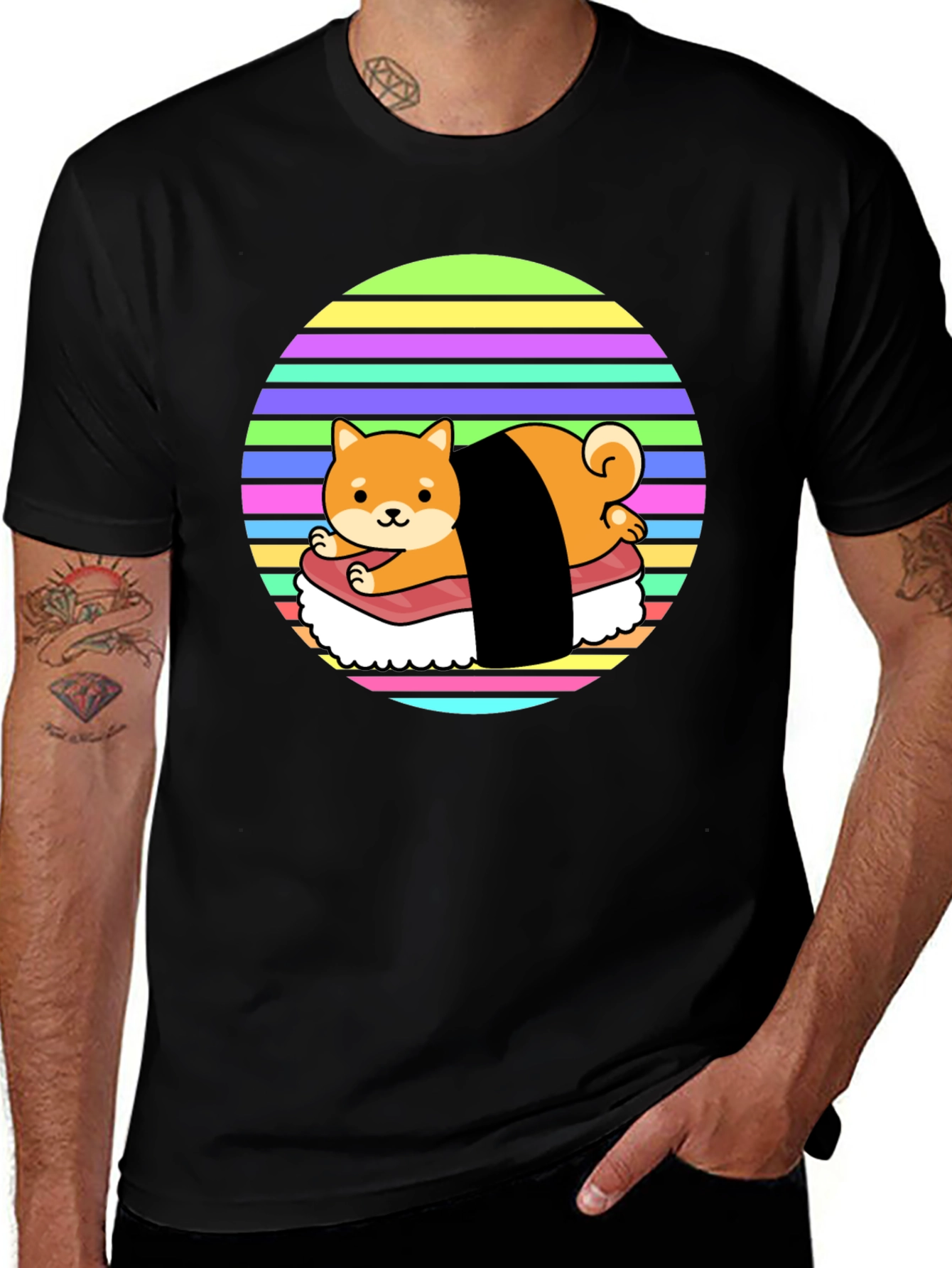 Sushi Dog T-Shirt - Cute Shiba Inu Design