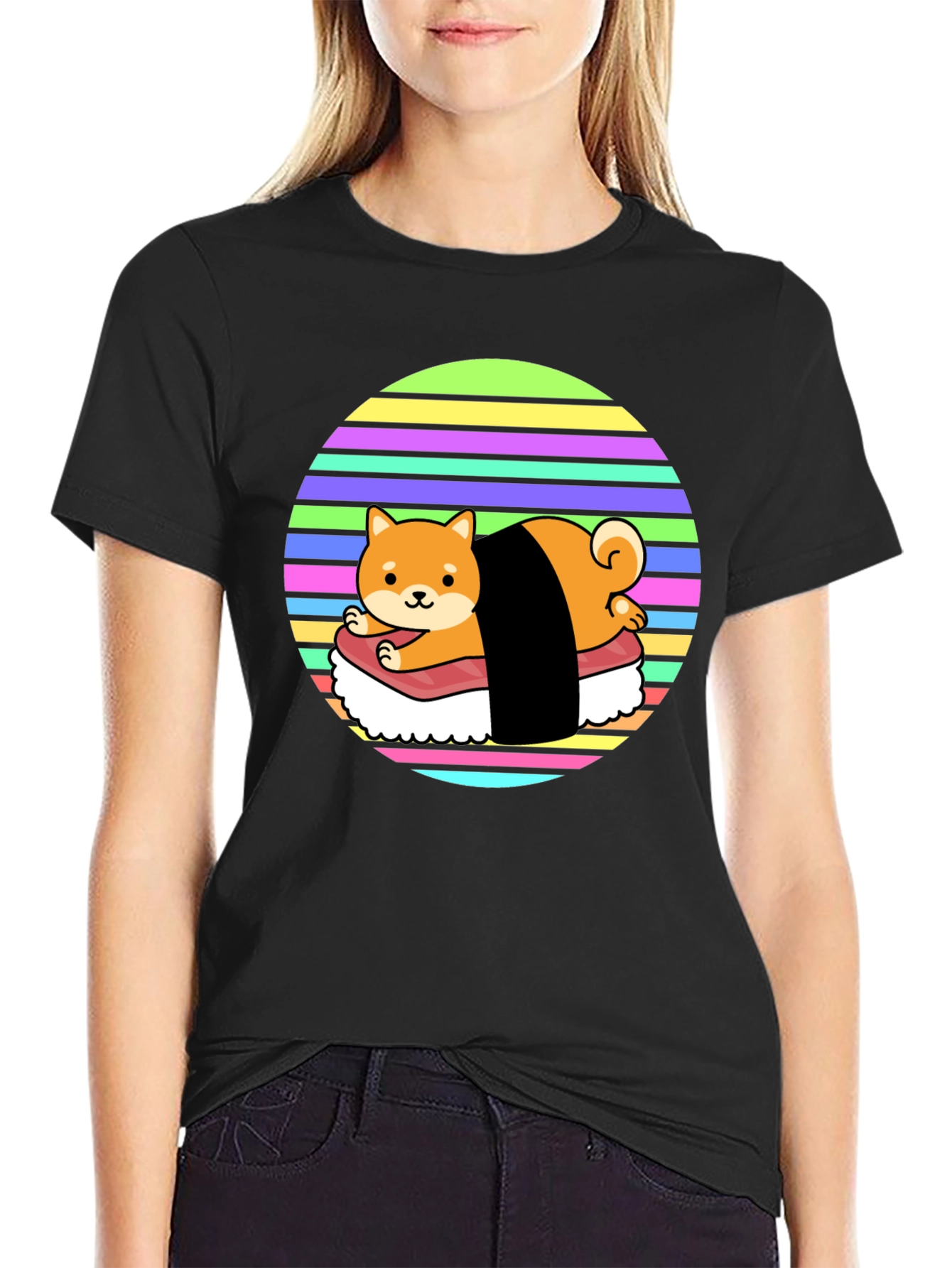 Sushi Dog T-Shirt - Cute Shiba Inu Design