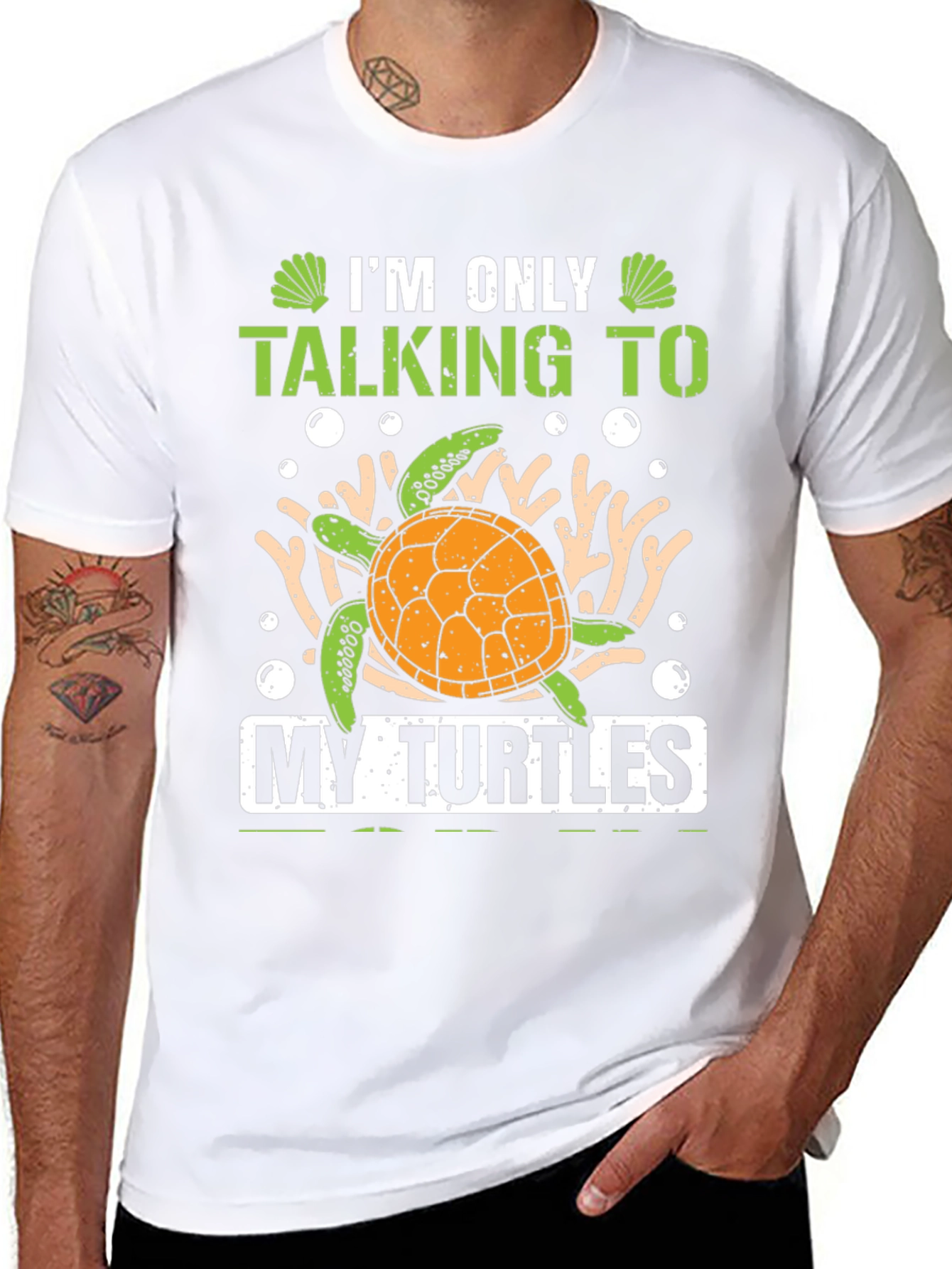 Im Only Talking To My Turtles Graphic Tee