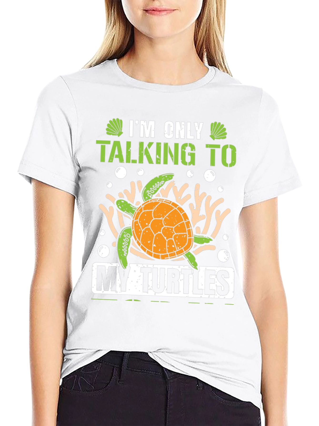 Im Only Talking To My Turtles Graphic Tee