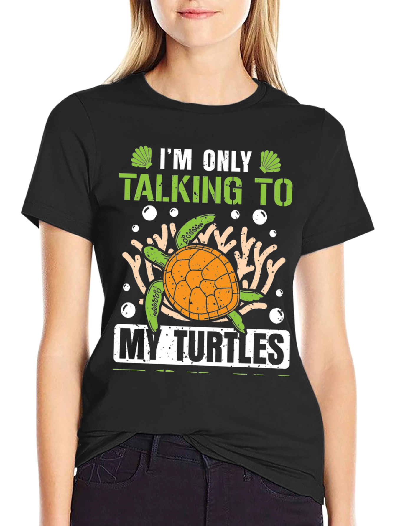 Im Only Talking To My Turtles Graphic Tee