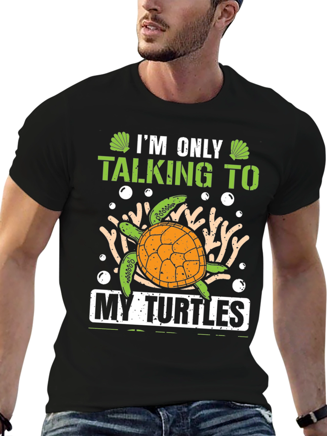 Im Only Talking To My Turtles Graphic Tee