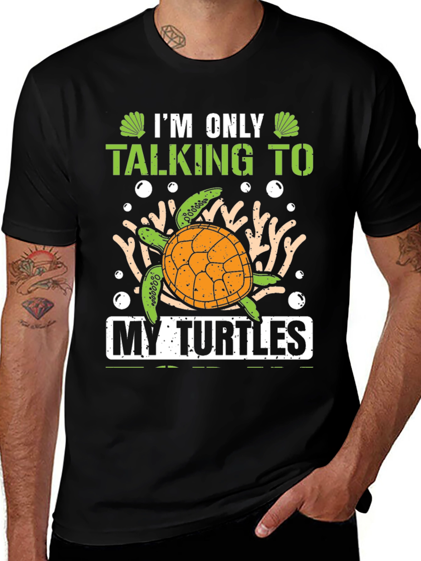 Im Only Talking To My Turtles Graphic Tee