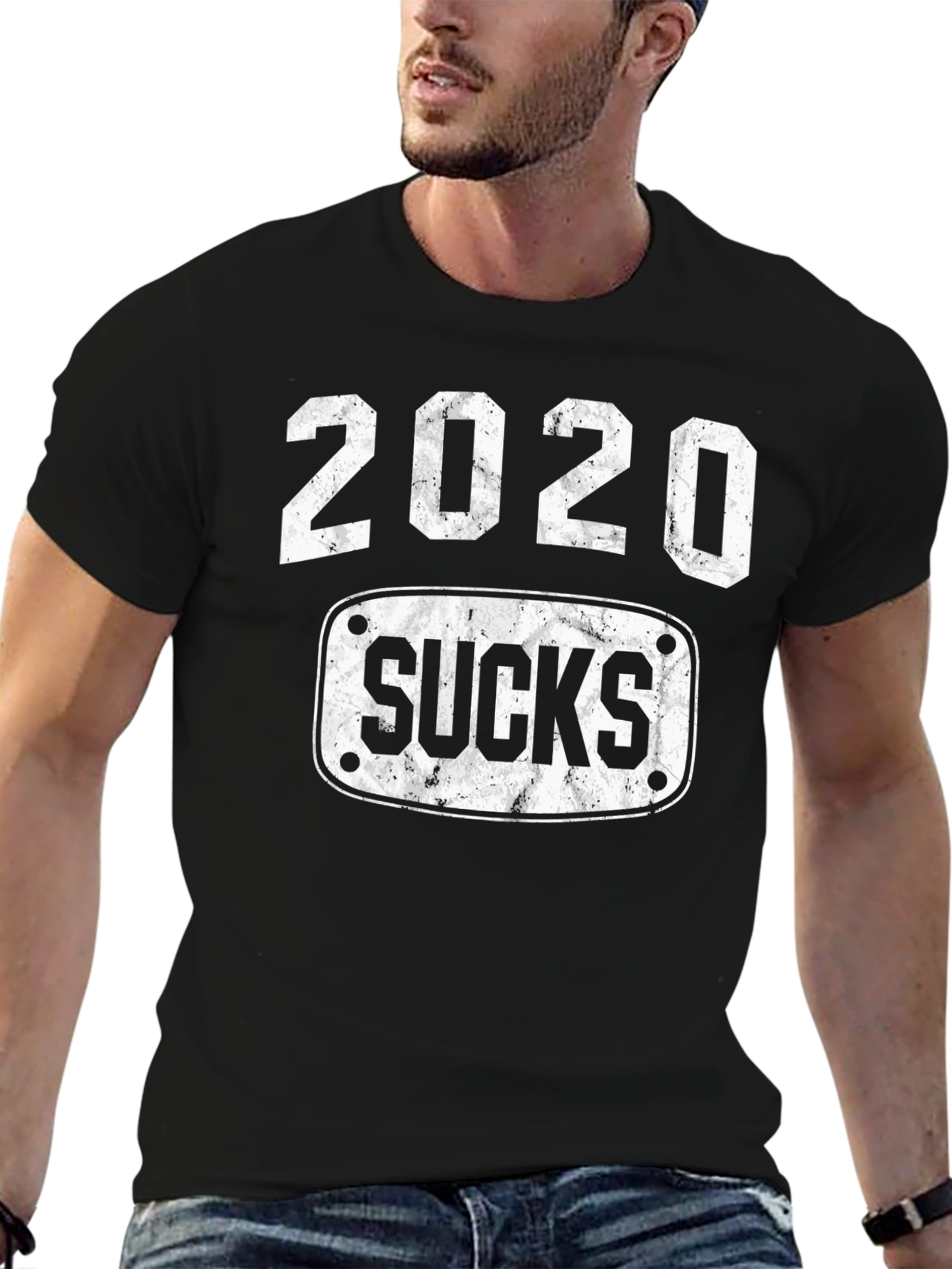 2020 Sucks Graphic T-Shirt - Unisex Black Tee
